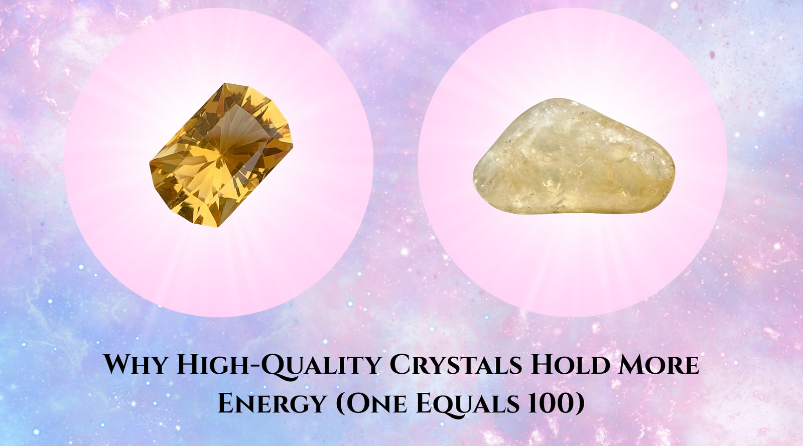 Why High-Quality Crystals Hold More Energy (One Equals 100)
