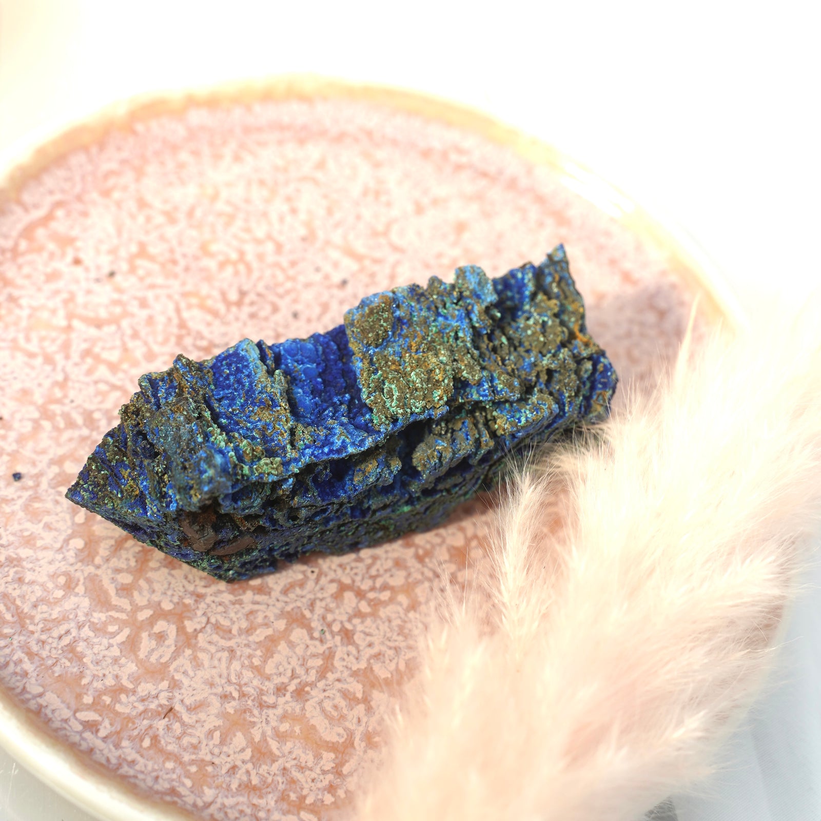 Azurite Druzy Tower - Dream Den Crystals
