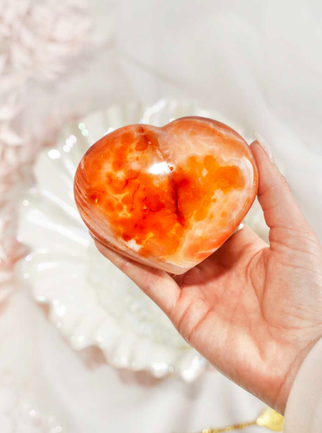 Carnelian Heart (Big) - Dream Den Crystals