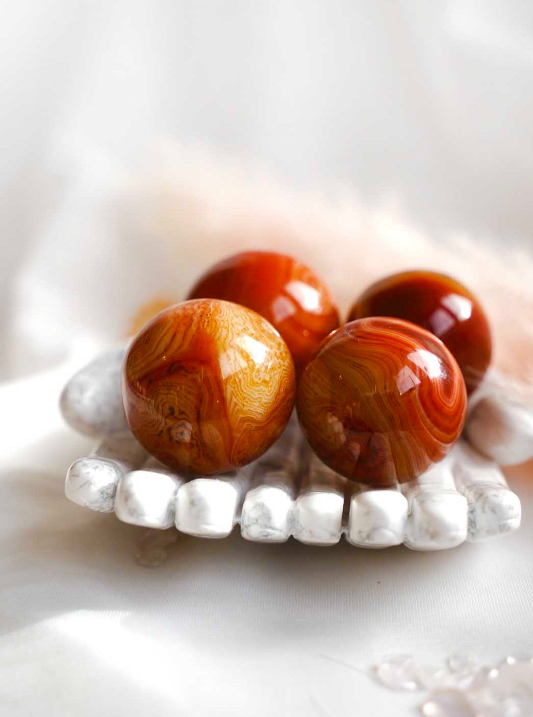 Sardonyx Sphere - Dream Den Crystals