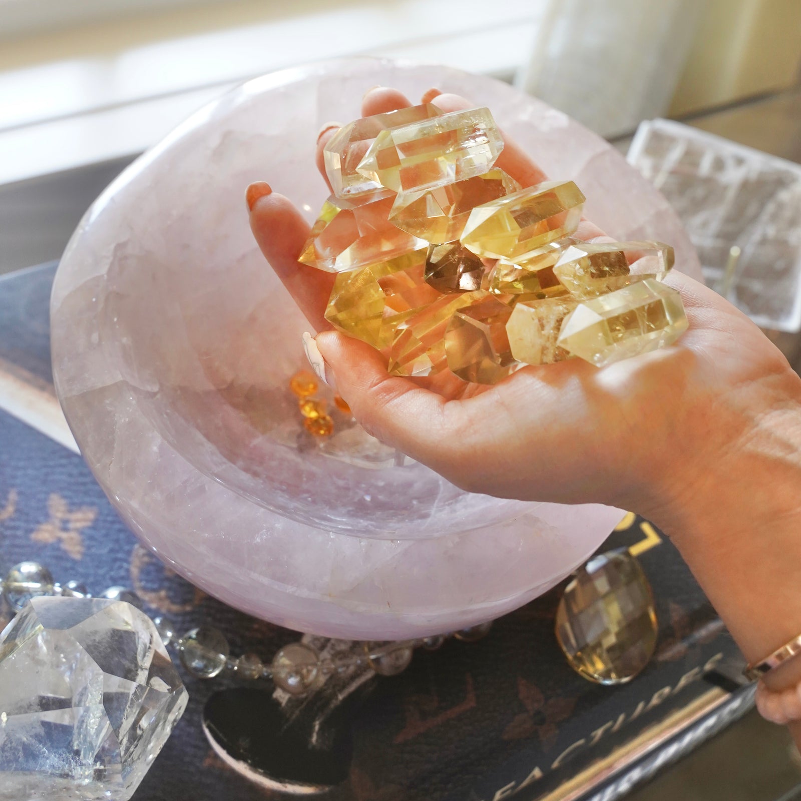 Citrine Double Terminated Point - Dream Den Crystals