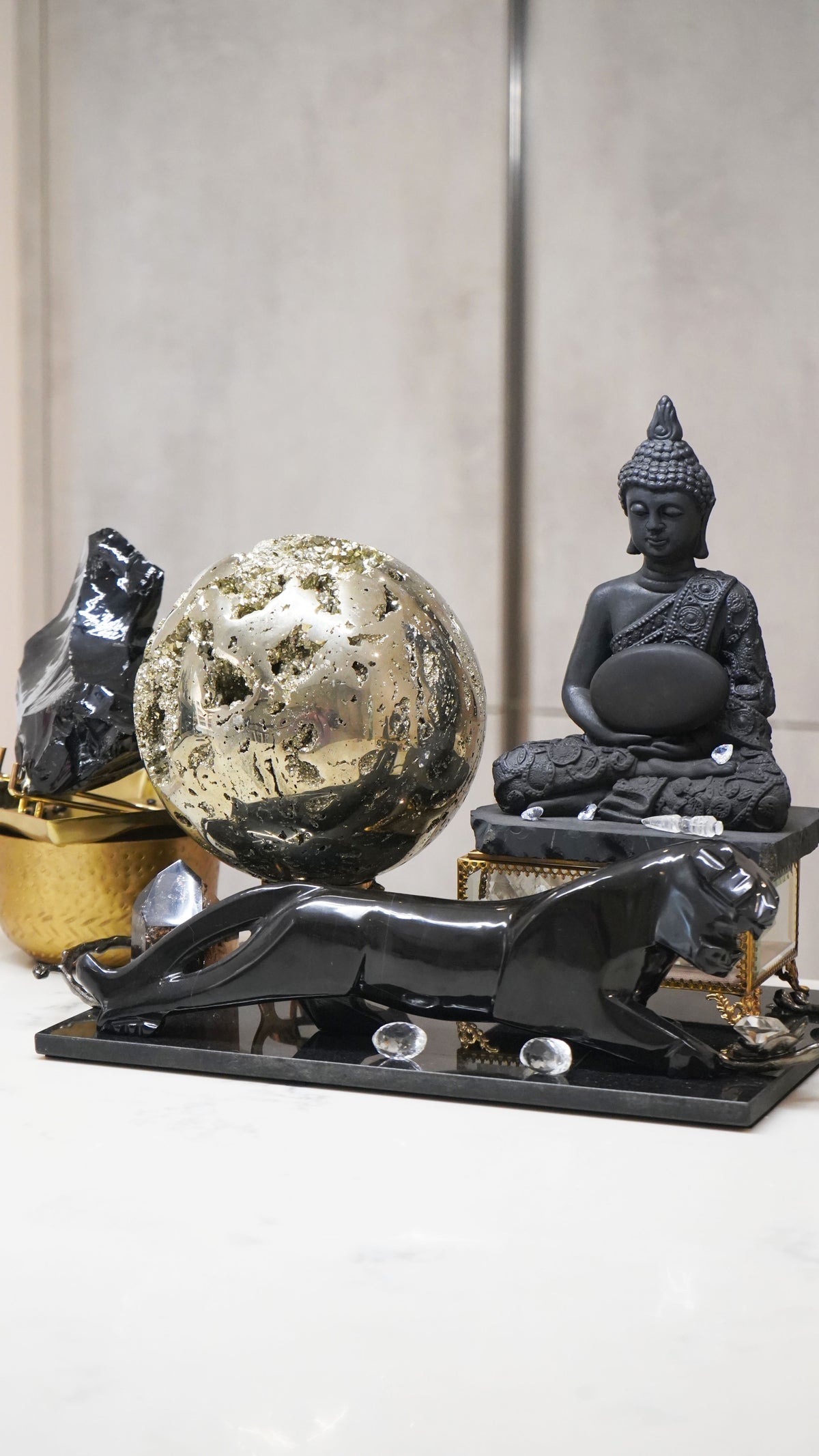 Shungite Buddha