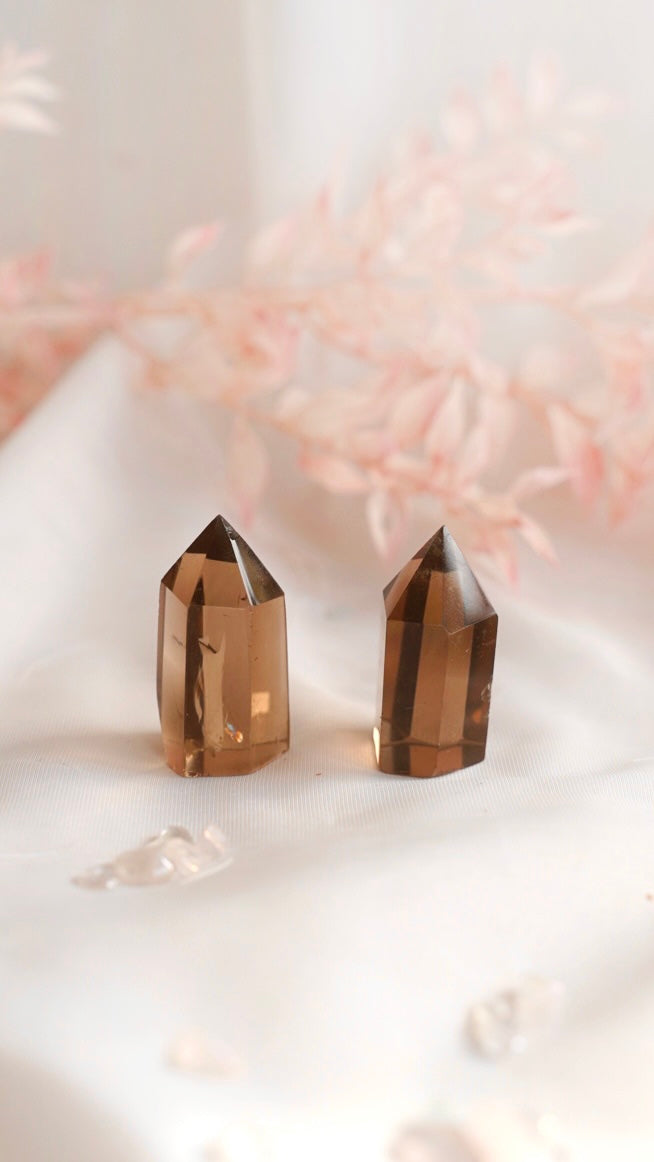 Smoky Quartz Tower - Dream Den Crystals
