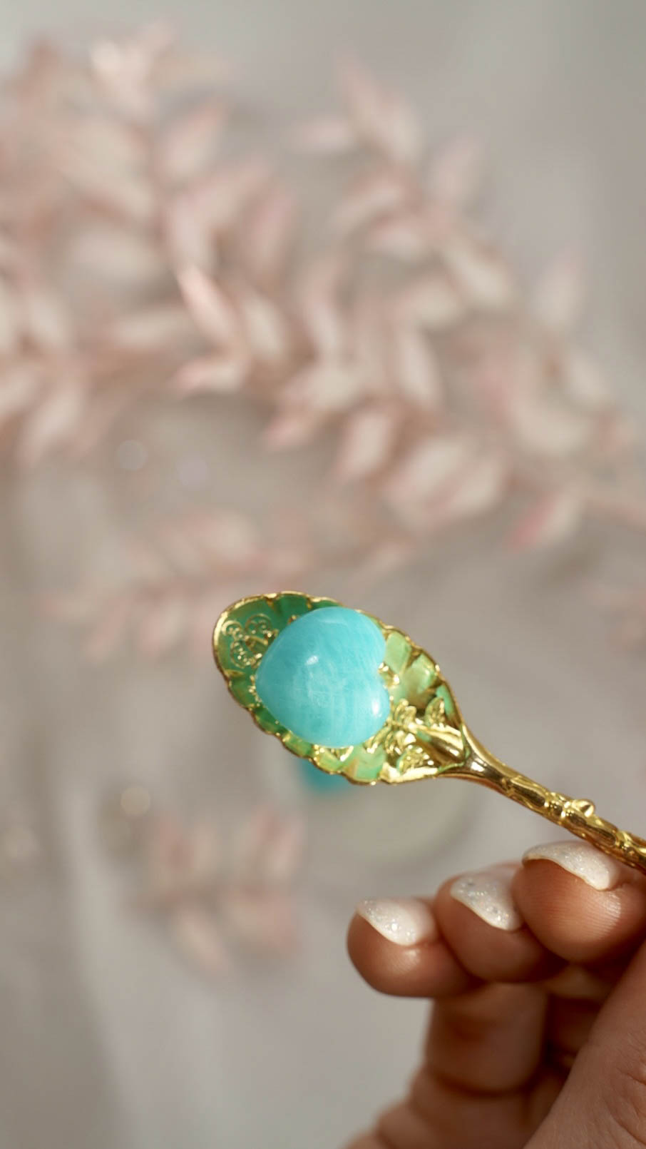 Amazonite Heart (Gem Grade) - Dream Den Crystals