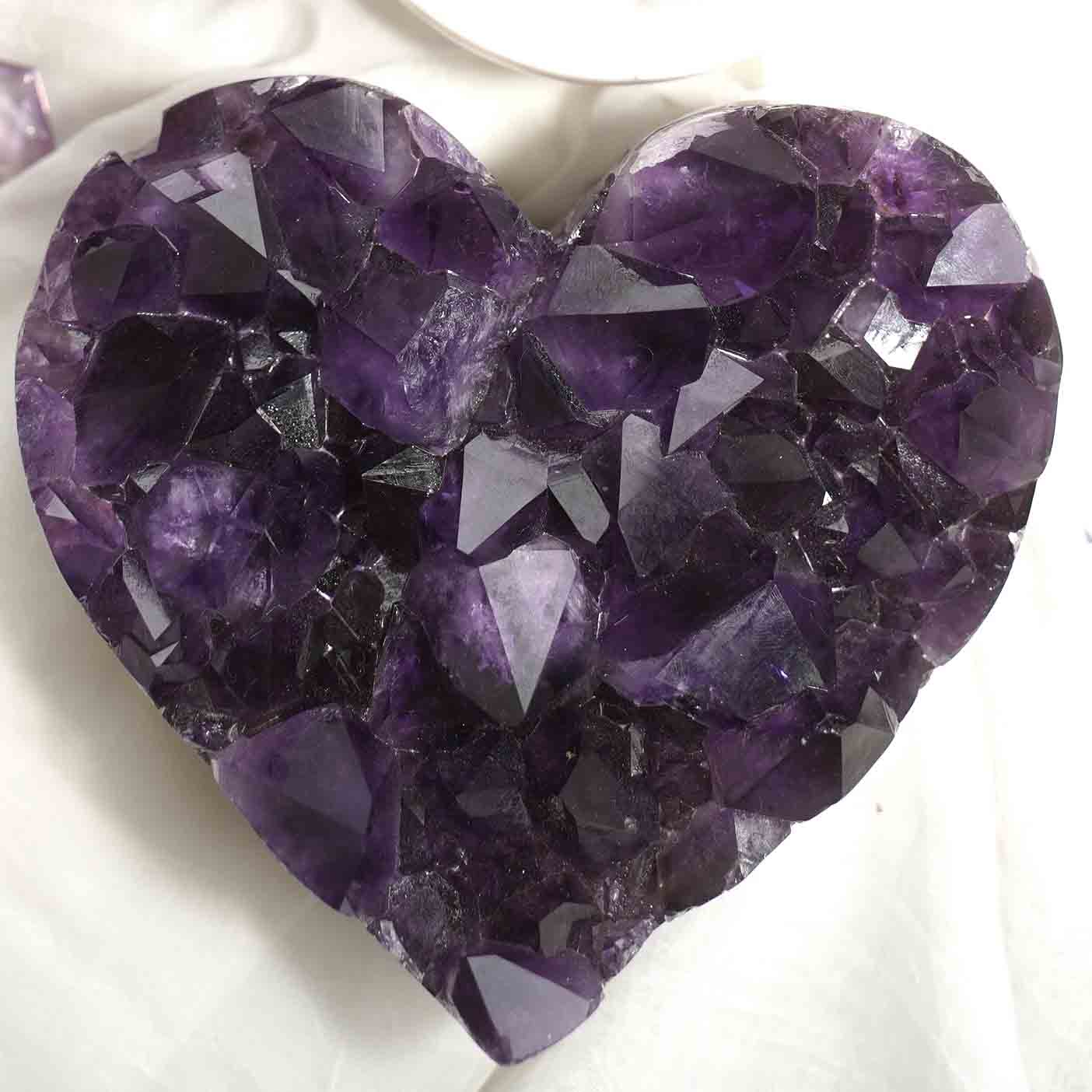 Amethyst Heart Cluster (SOLD OUT) - Dream Den Crystals