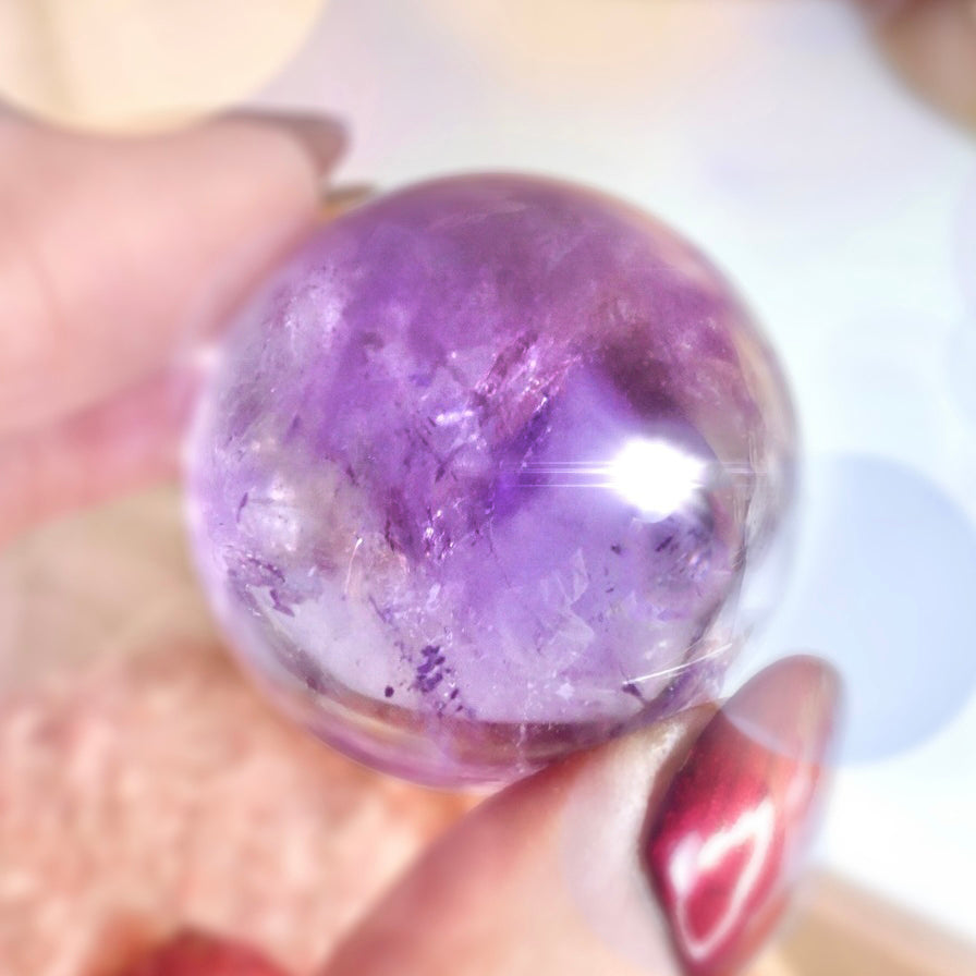 Amethyst Sphere (Small-Medium) - Dream Den Crystals