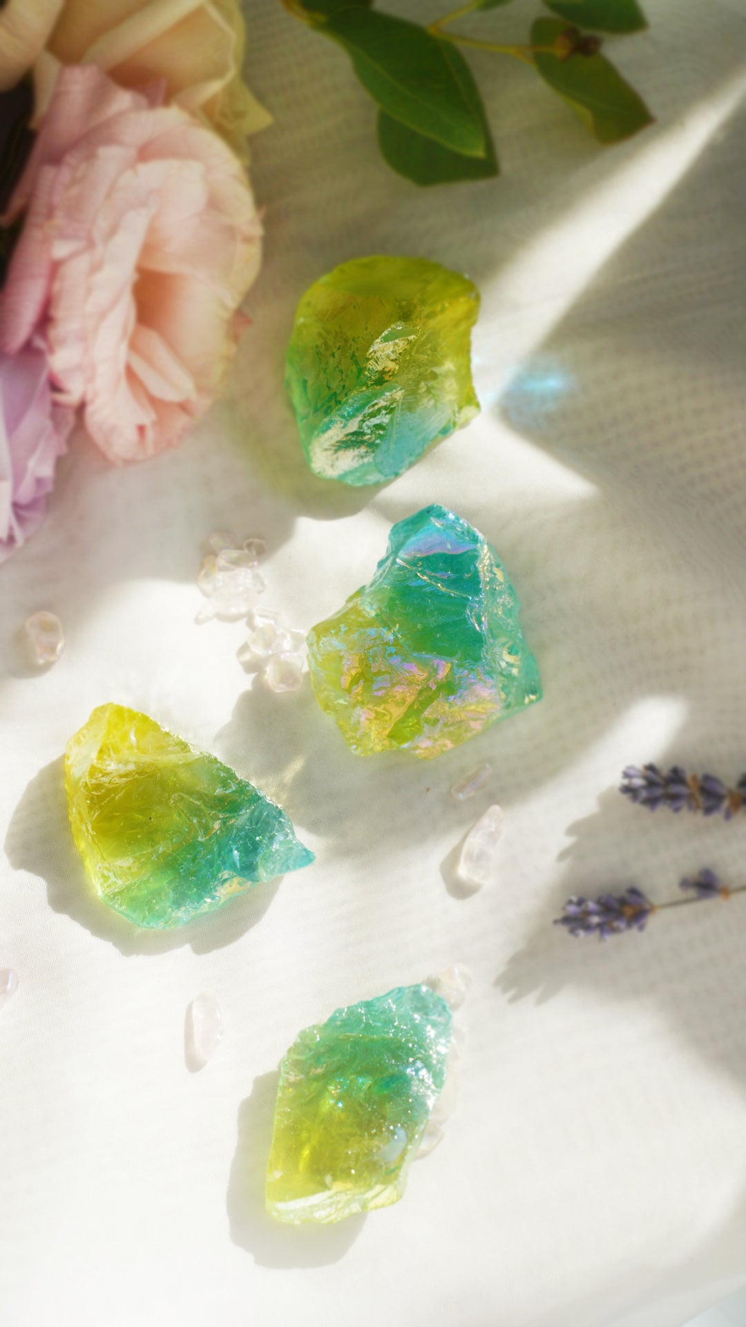 Apple Aura Quartz - Dream Den Crystals