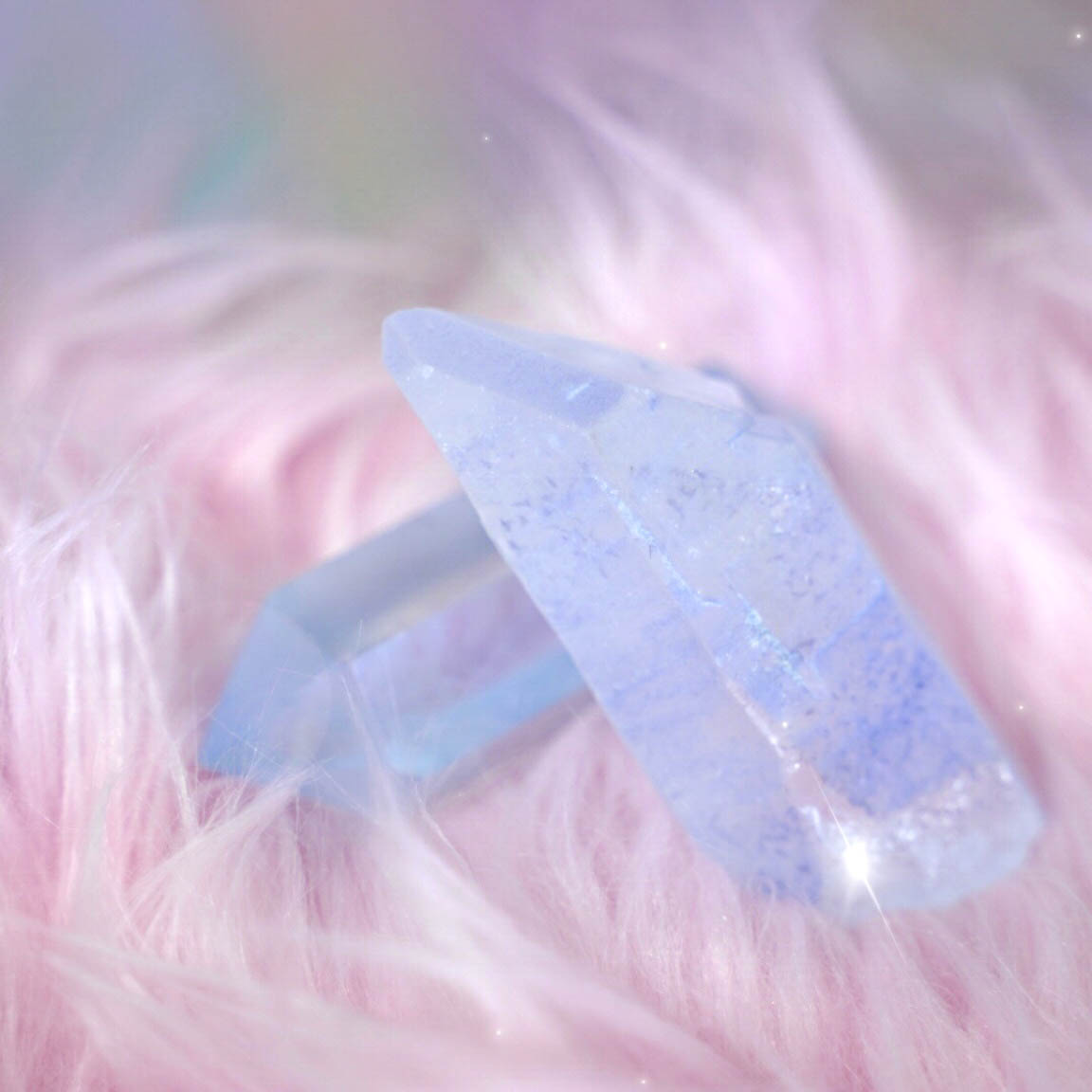 Aqua Aura Quartz Point (SOLD OUT) - Dream Den Crystals