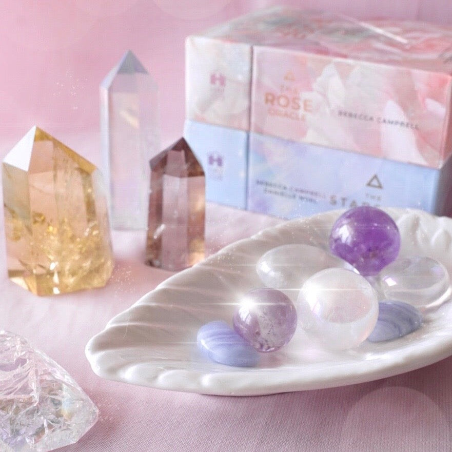 Aura Amethyst Sphere - Dream Den Crystals