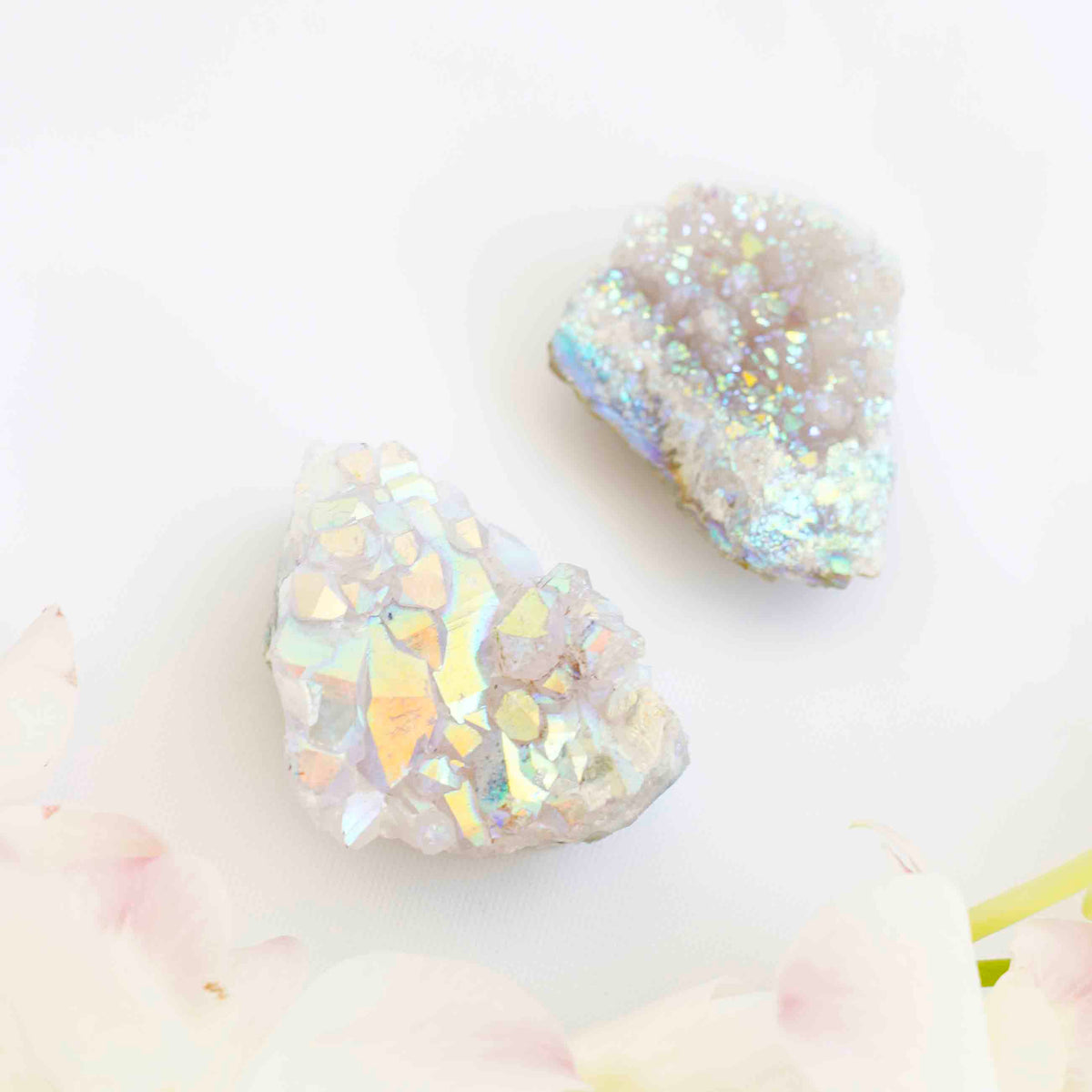 Aura Amethyst Cluster - Dream Den Crystals