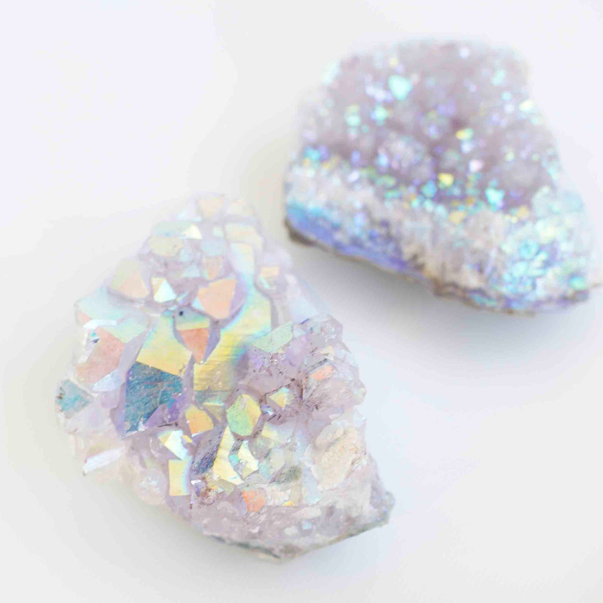 Aura Amethyst Cluster - Dream Den Crystals
