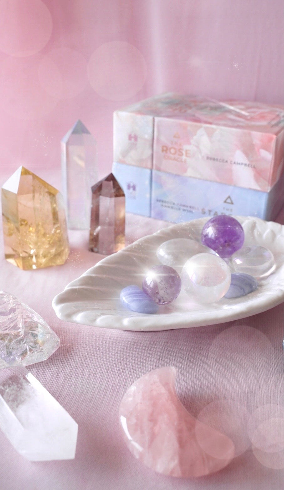 Lavender Aura Quartz Sphere - Dream Den Crystals