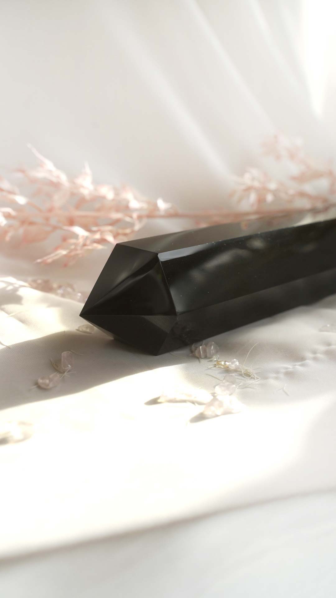 Black Obsidian Tower - Dream Den Crystals