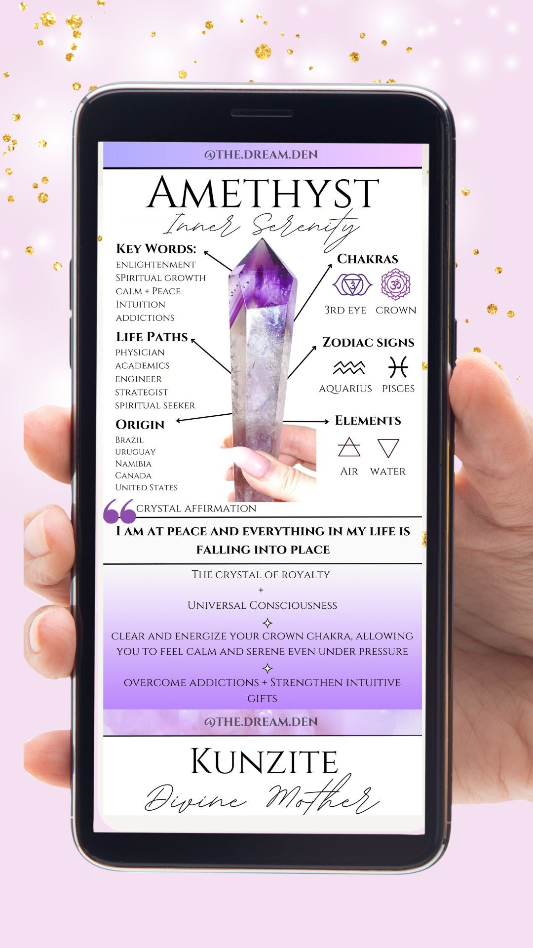 The Ultimate Crystal Guide Deck ✨ Meanings, Magic & Healing at Your Fingertips