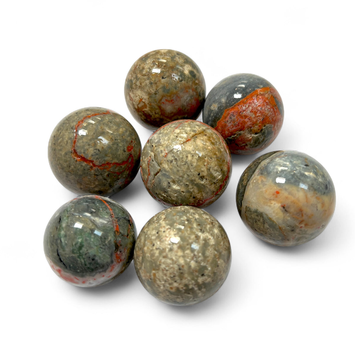 Magma Chalcedony Sphere
