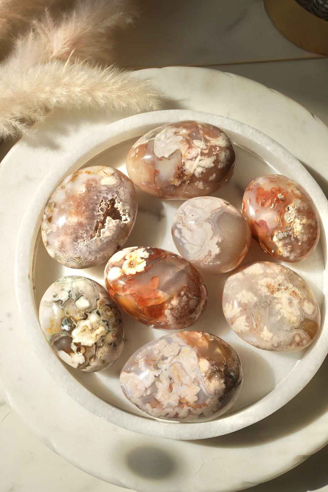 Flower Agate Palm - Dream Den Crystals