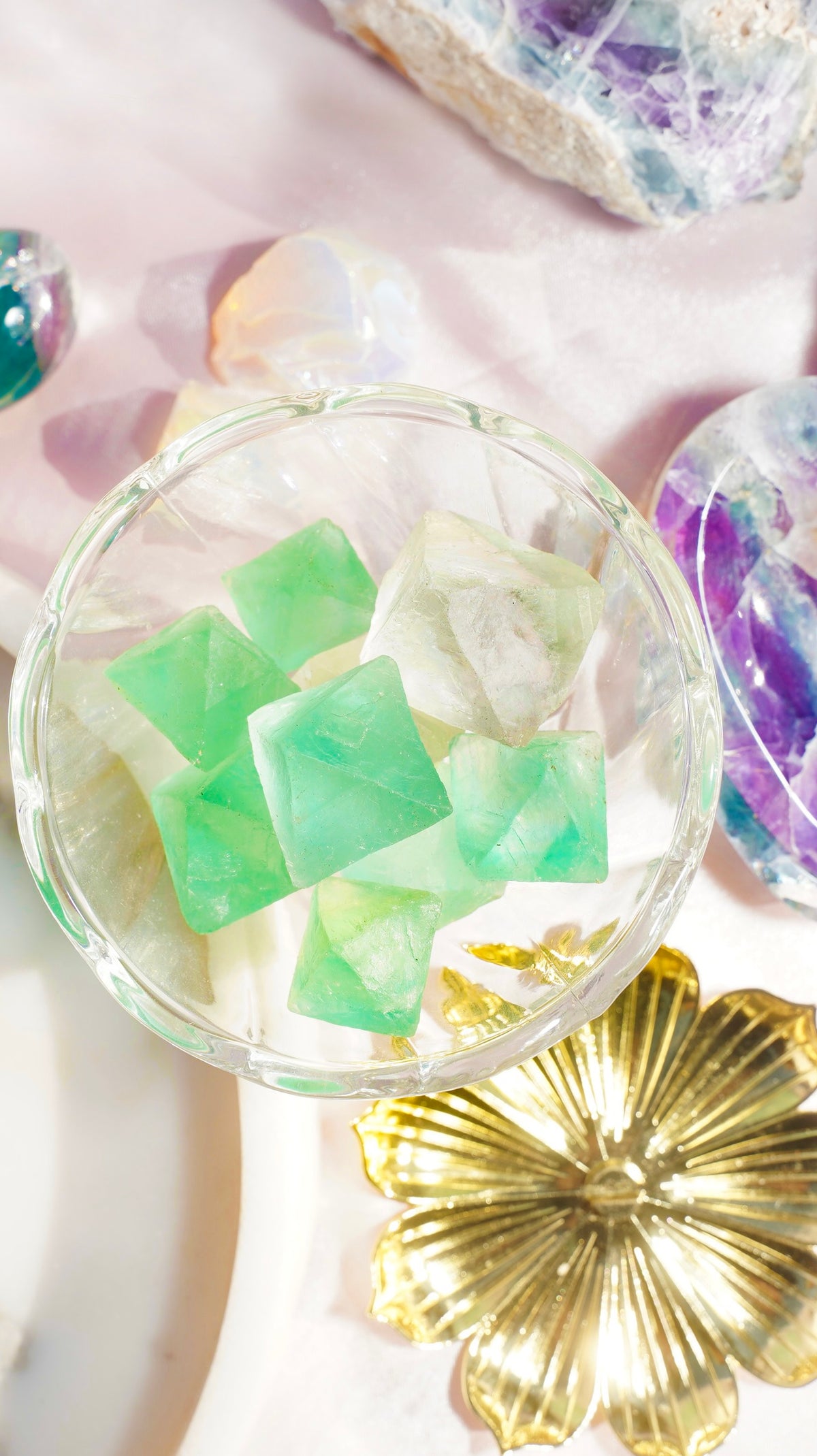 Fluorite Diamond (Green) - Dream Den Crystals