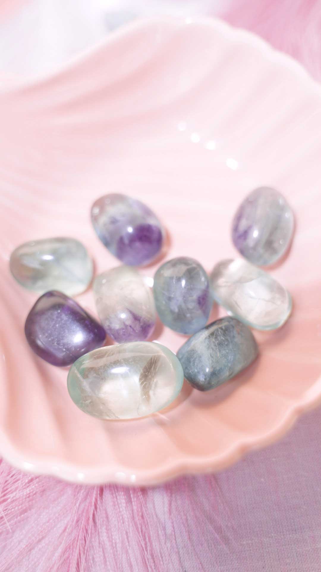Fluorite Tumble - Dream Den Crystals