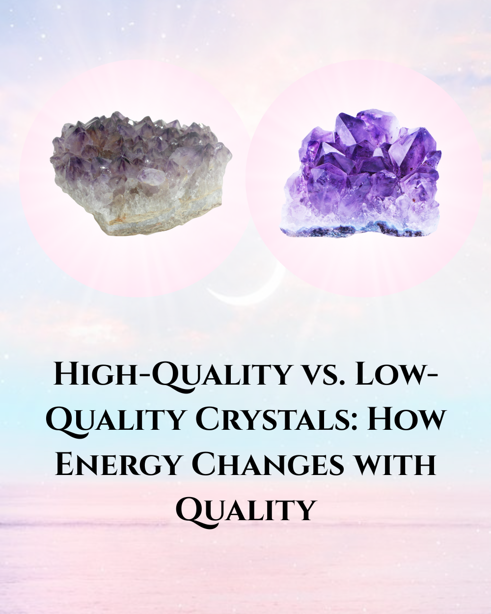 High-Quality vs. Low-Quality Crystals: How Energy Changes with Quality