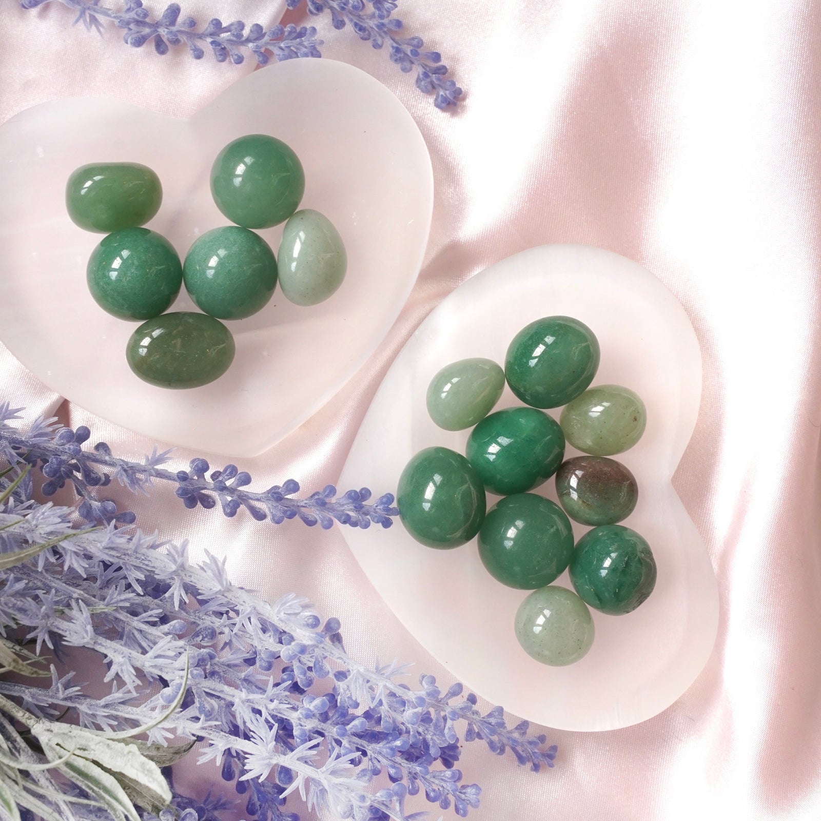 Green Aventurine Tumbles - Dream Den Crystals