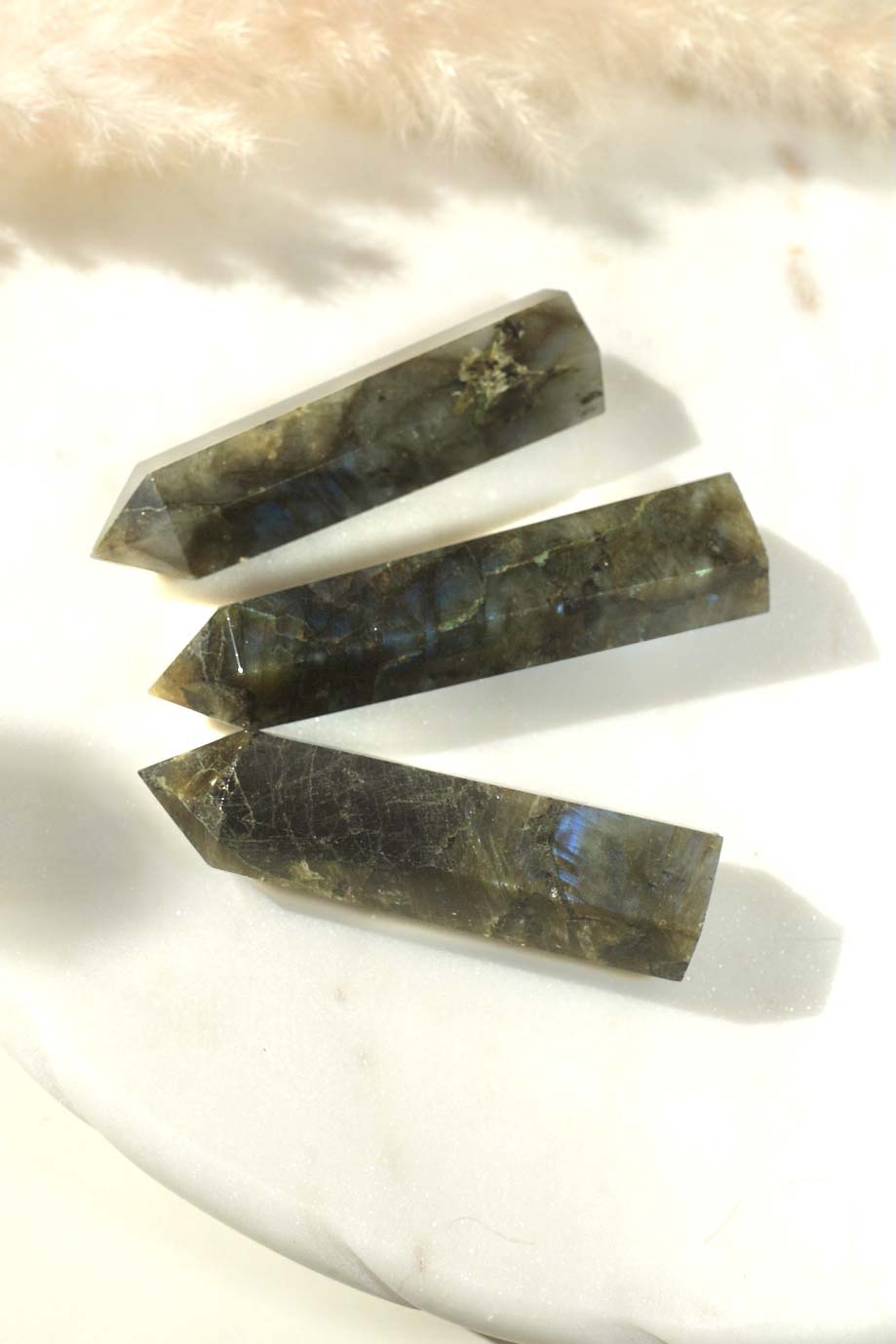 Labradorite Tower - Dream Den Crystals