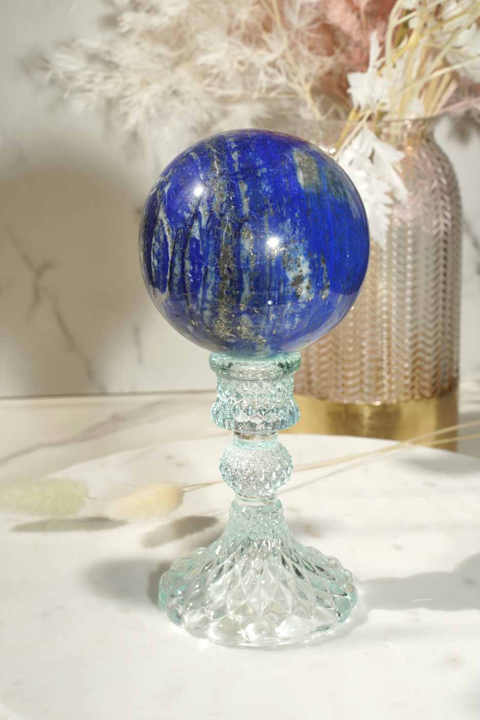Lapis Lazuli Sphere - Dream Den Crystals