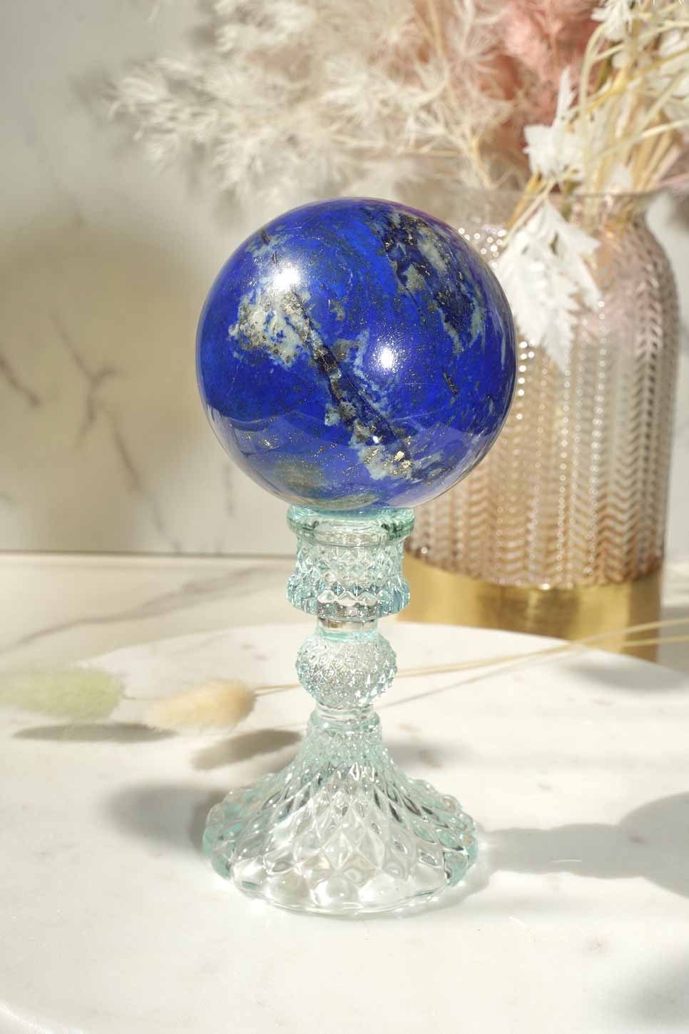 Lapis Lazuli Sphere - Dream Den Crystals