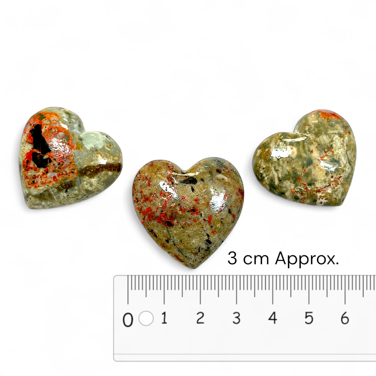 Magma Chalcedony Heart