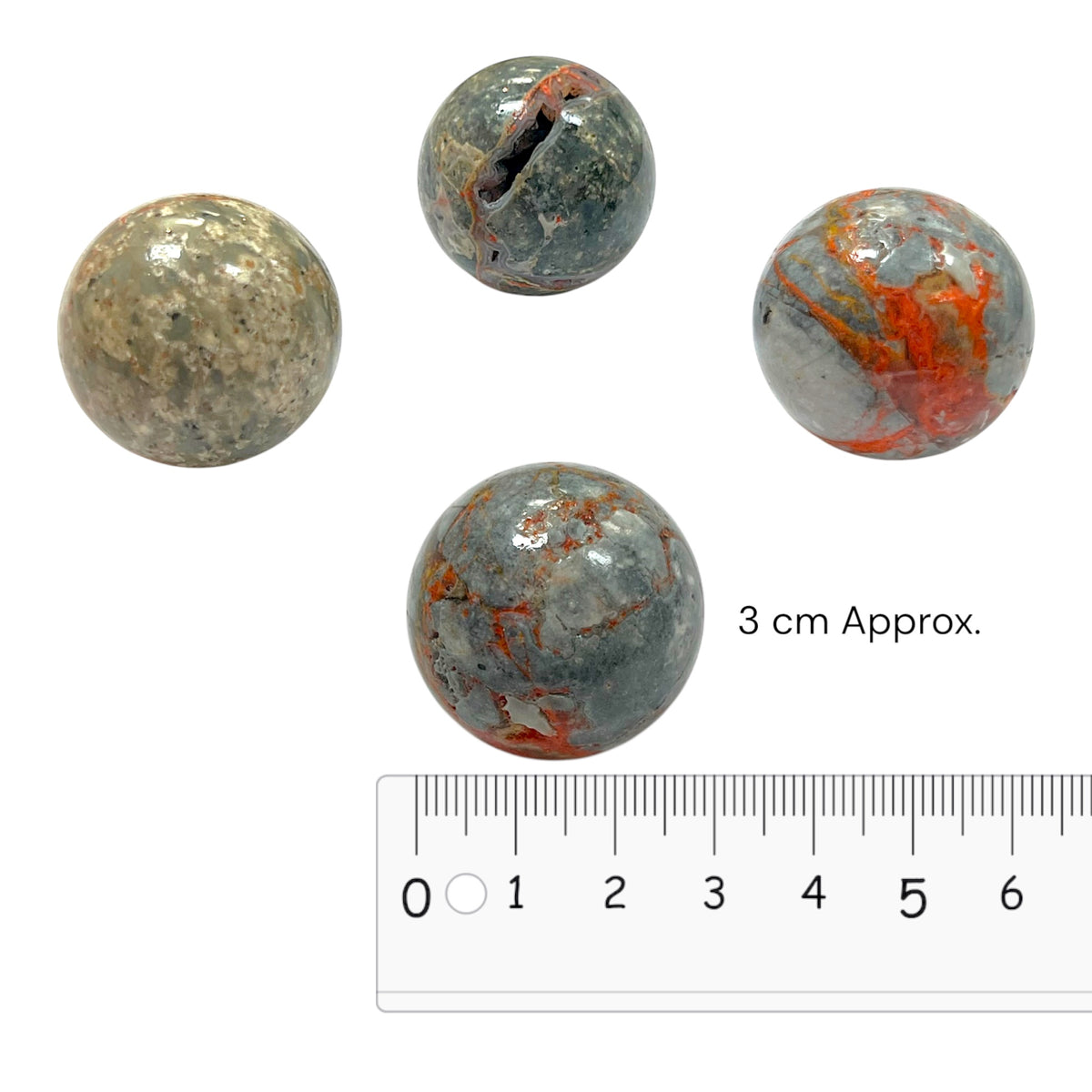 Magma Chalcedony Sphere