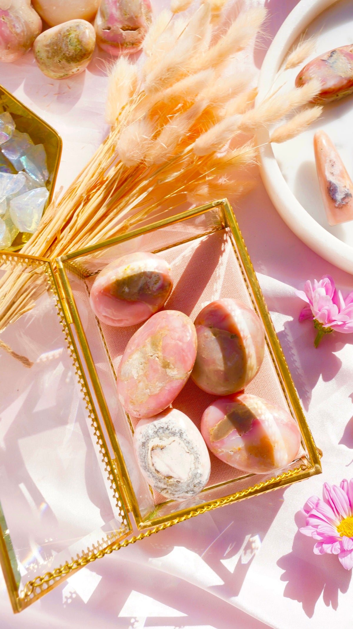 Pink Opal Palm - Dream Den Crystals