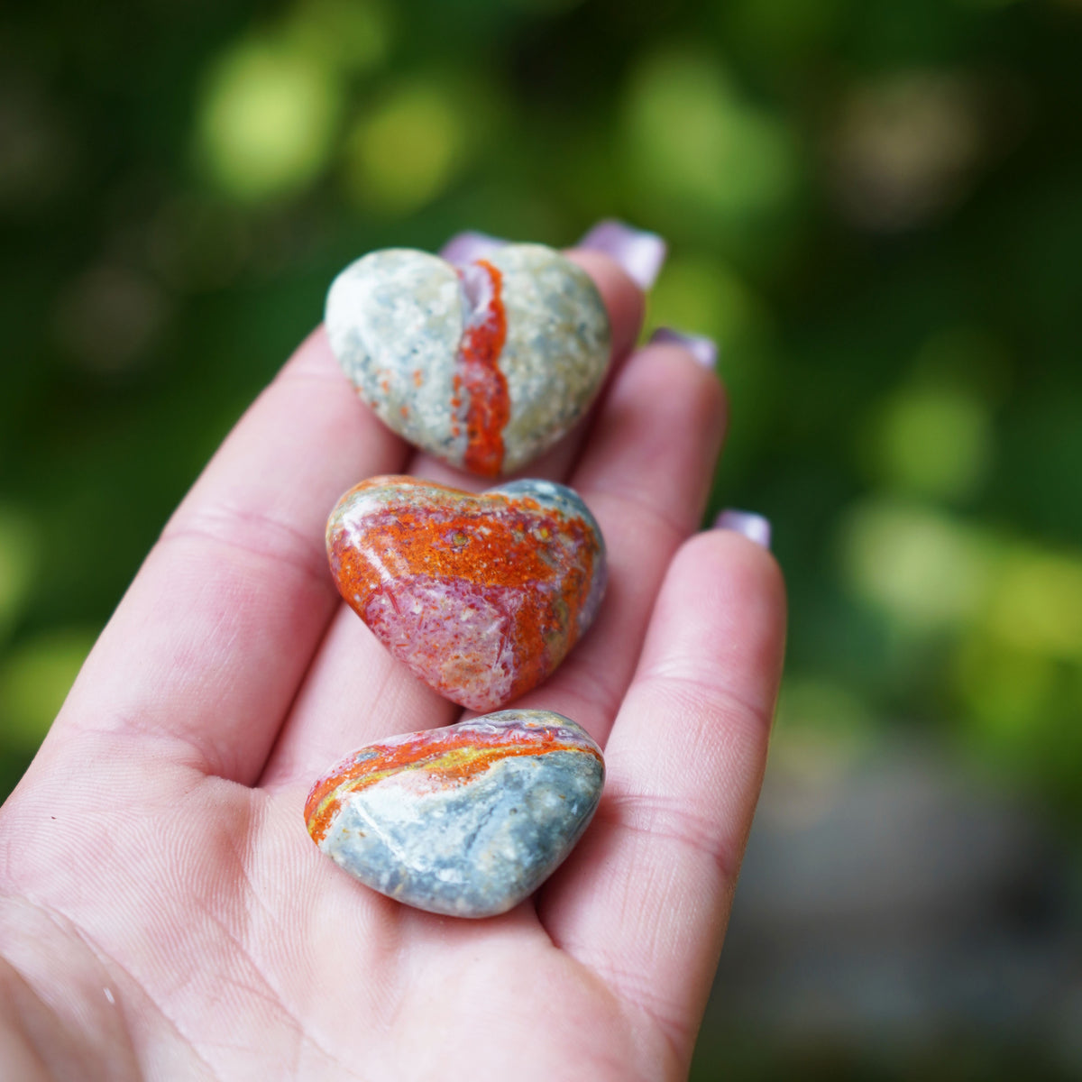 Magma Chalcedony Heart