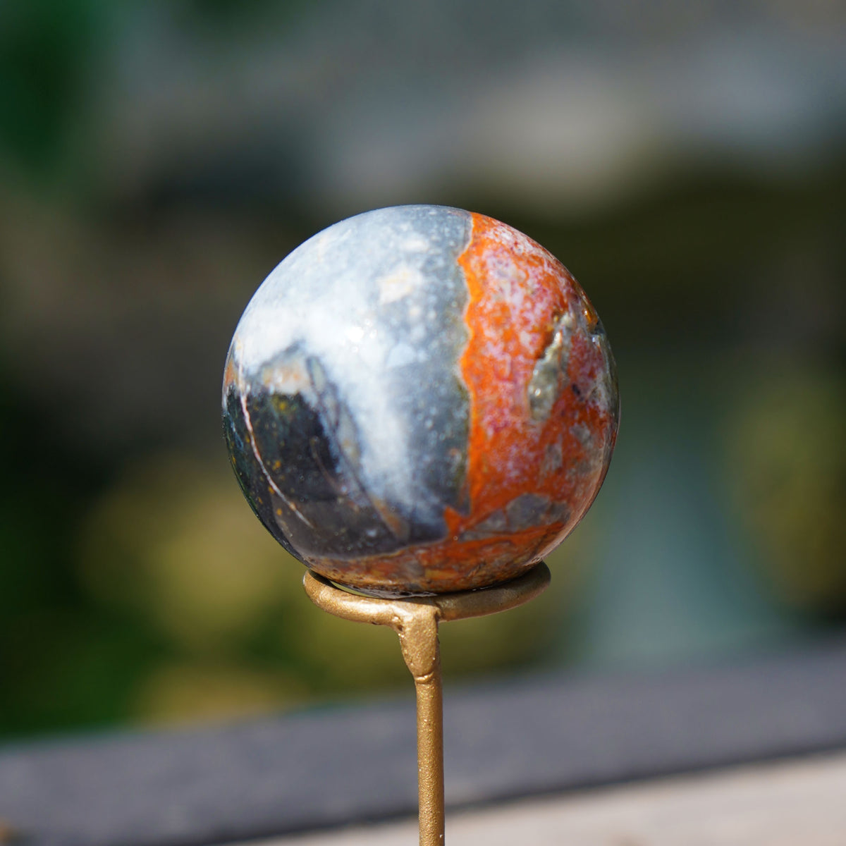 Magma Chalcedony Sphere