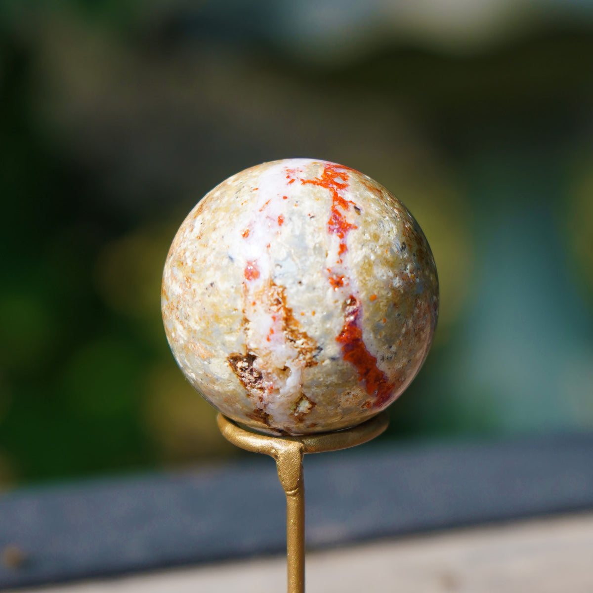 Magma Chalcedony Sphere