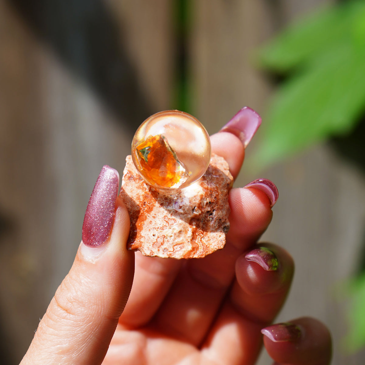 Fire Opal Scrying Orbs