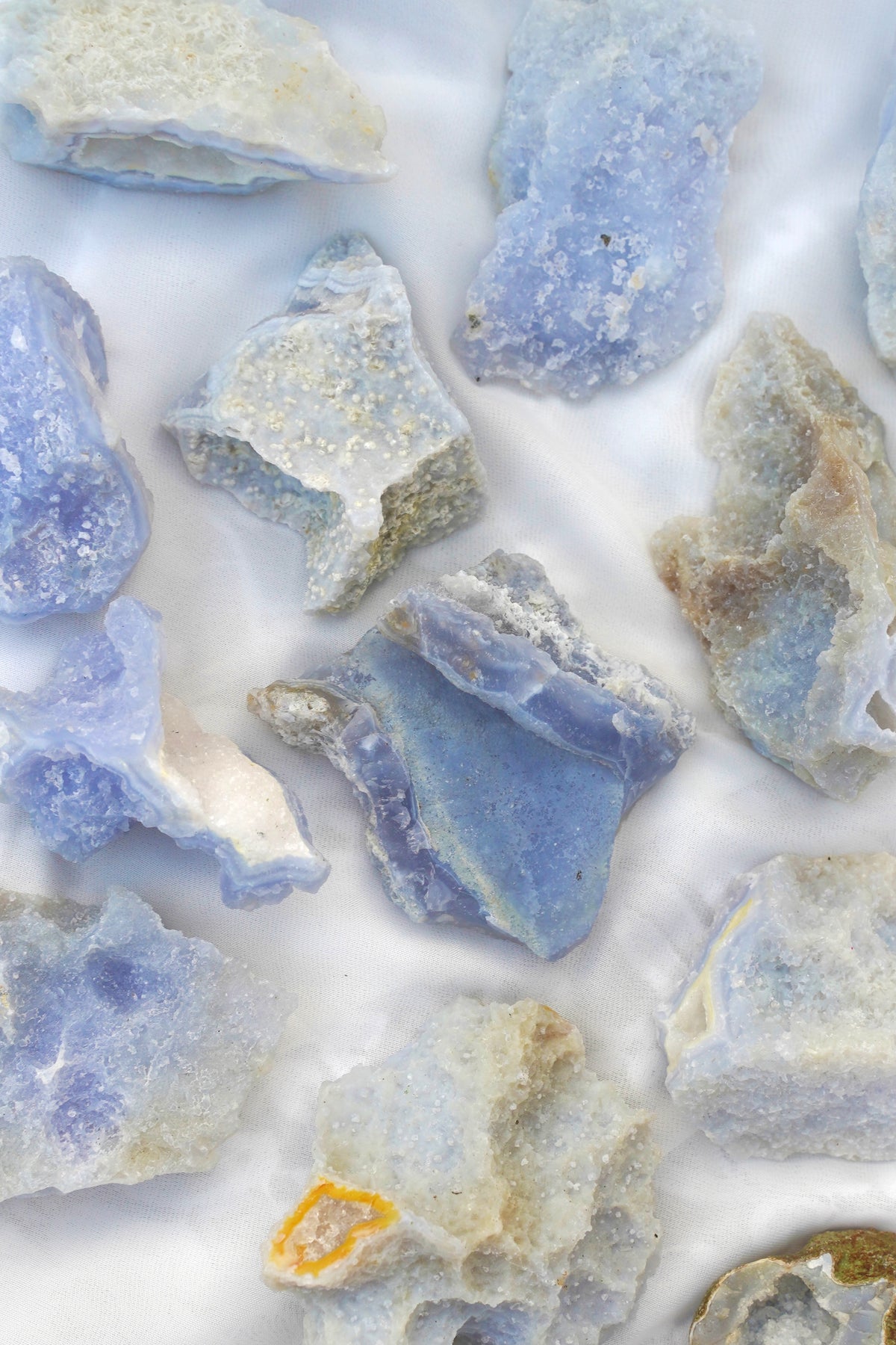 Blue Lace Agate Druzy - Dream Den Crystals