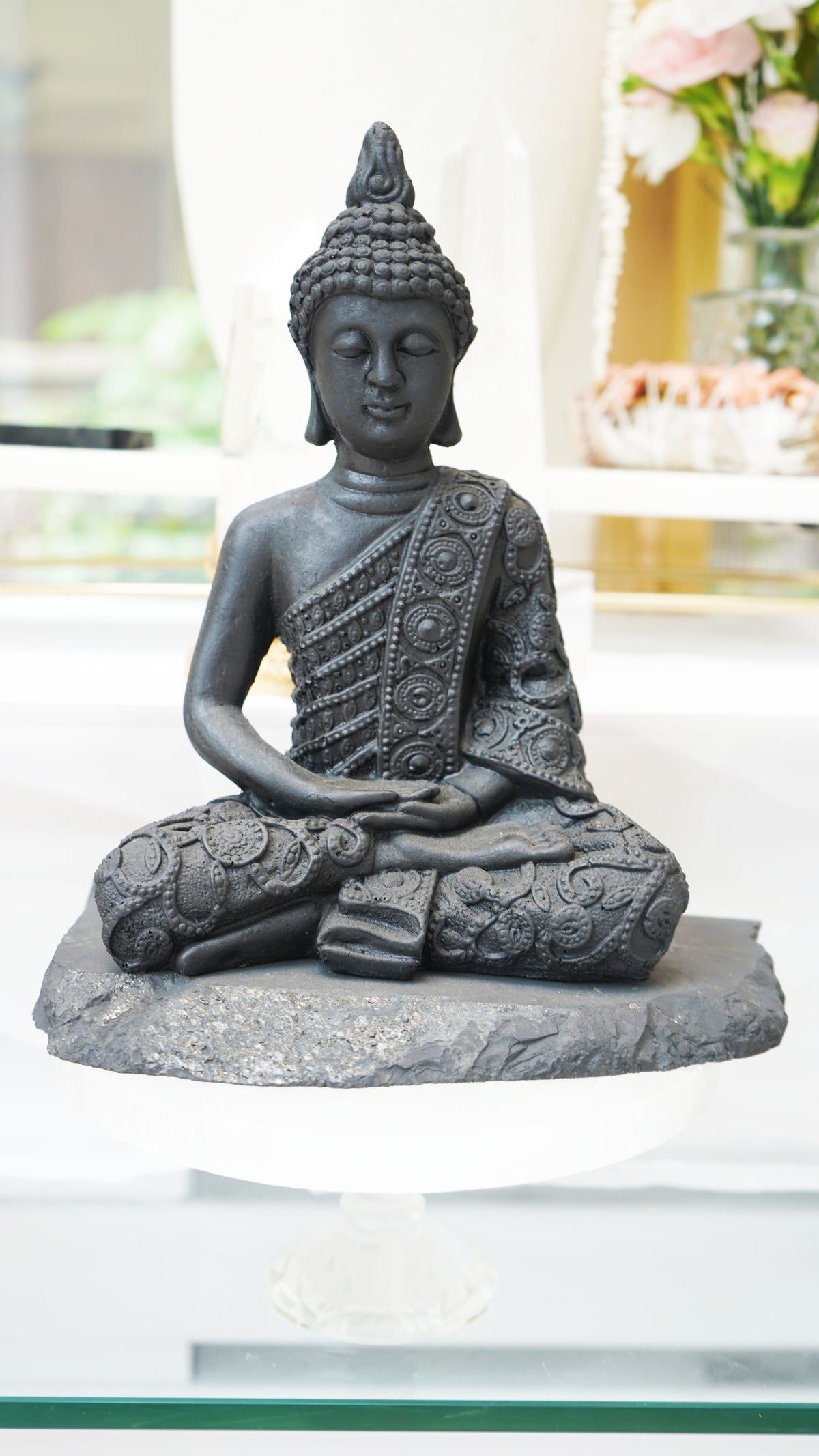 Shungite Buddha