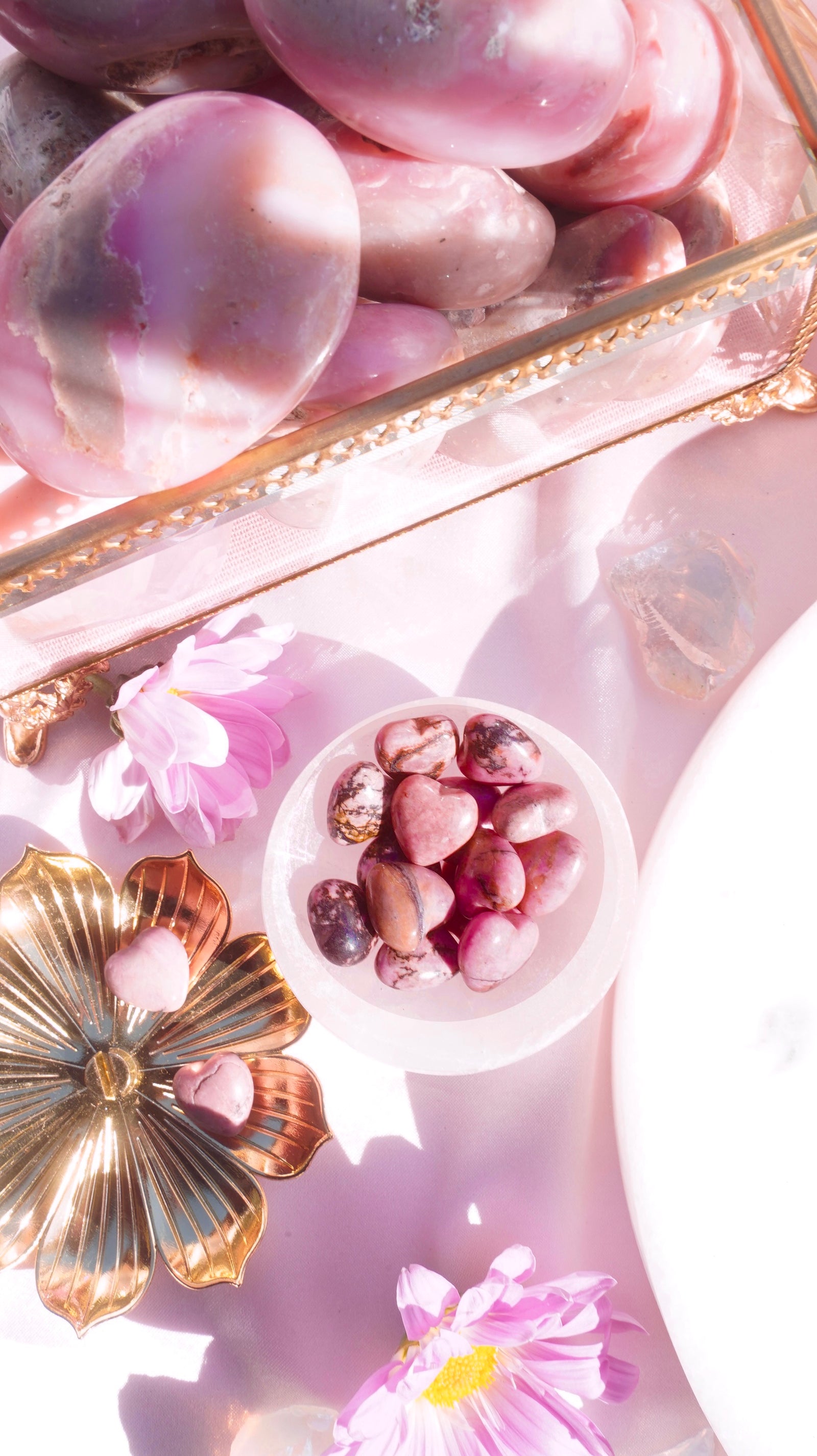 Rhodonite Heart - Dream Den Crystals