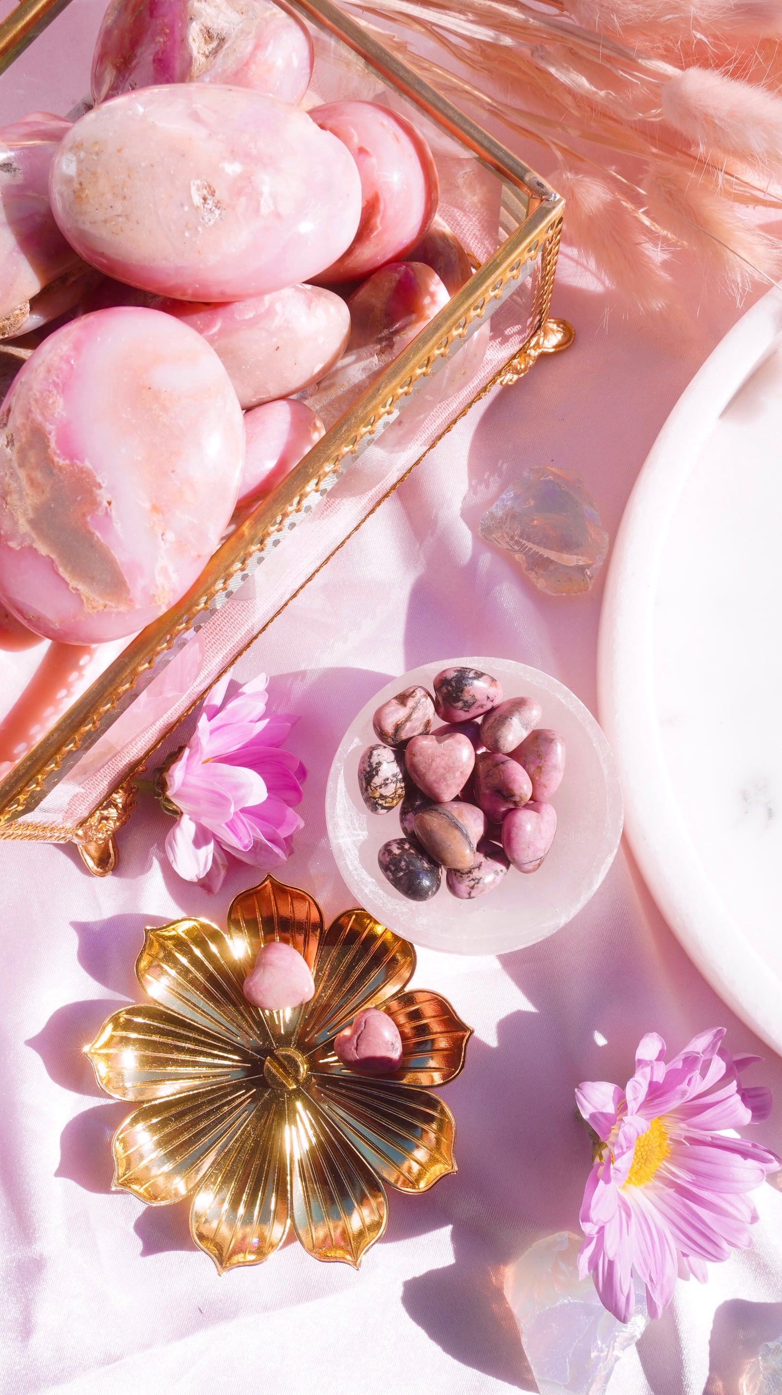 Rhodonite Heart - Dream Den Crystals