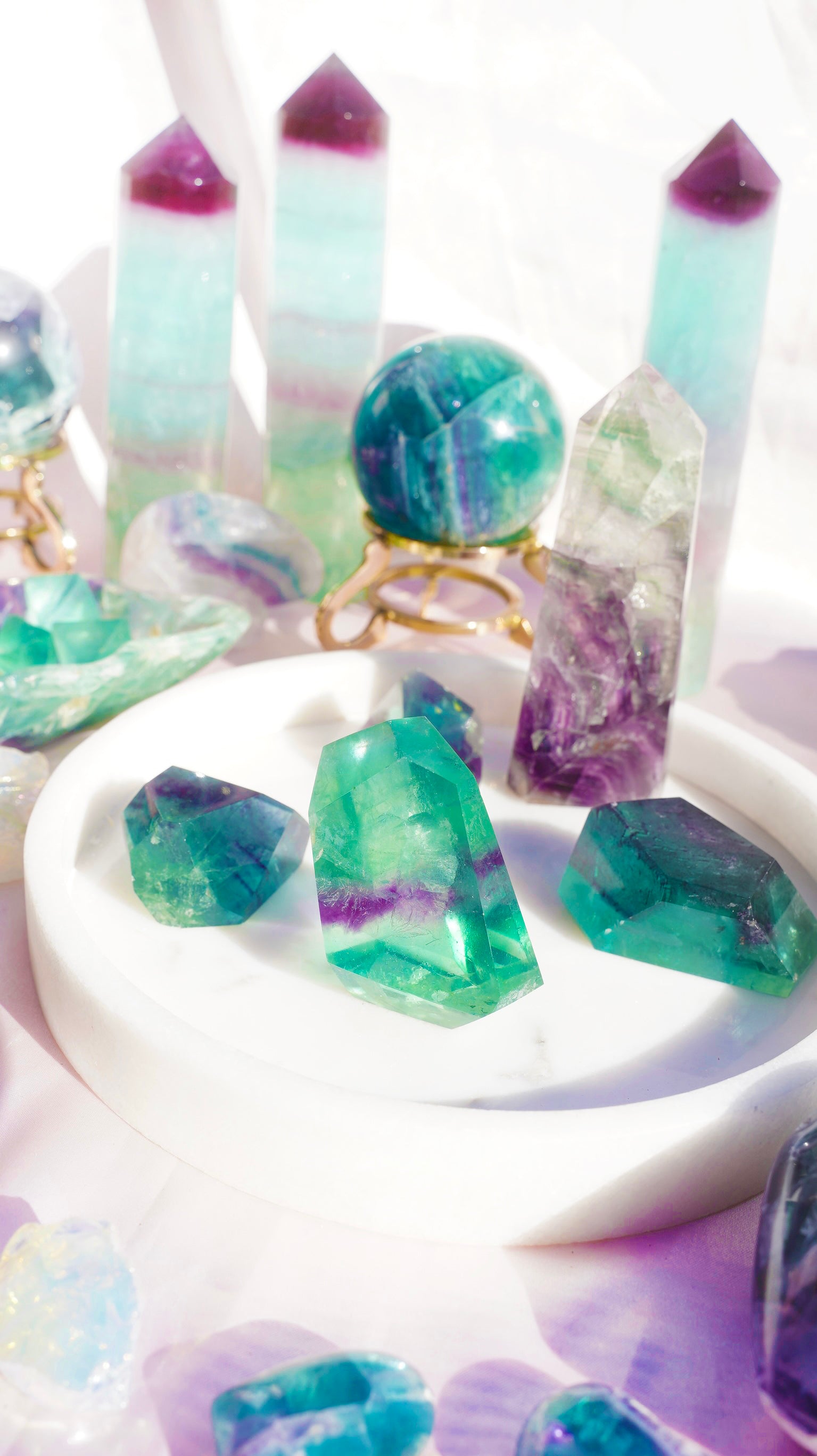 Fluorite Free Form - Dream Den Crystals