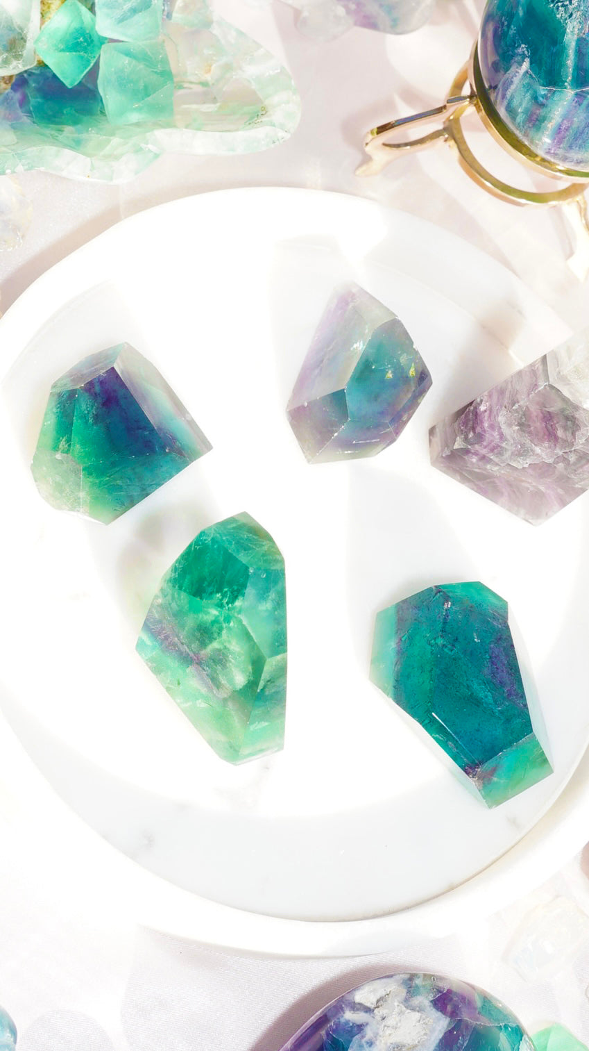 Fluorite Free Form - Dream Den Crystals