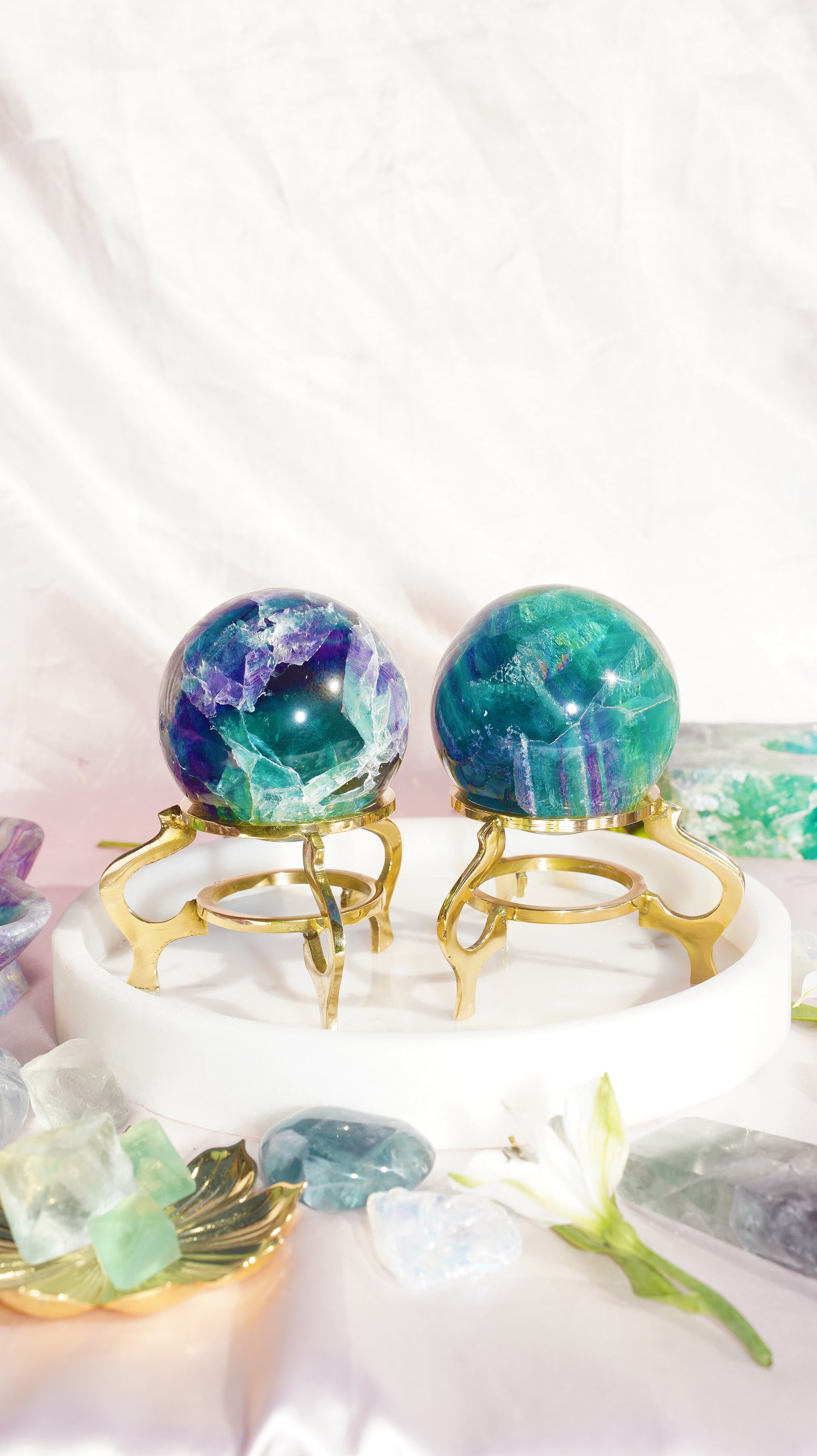 Fluorite Sphere (SOLD OUT) - Dream Den Crystals