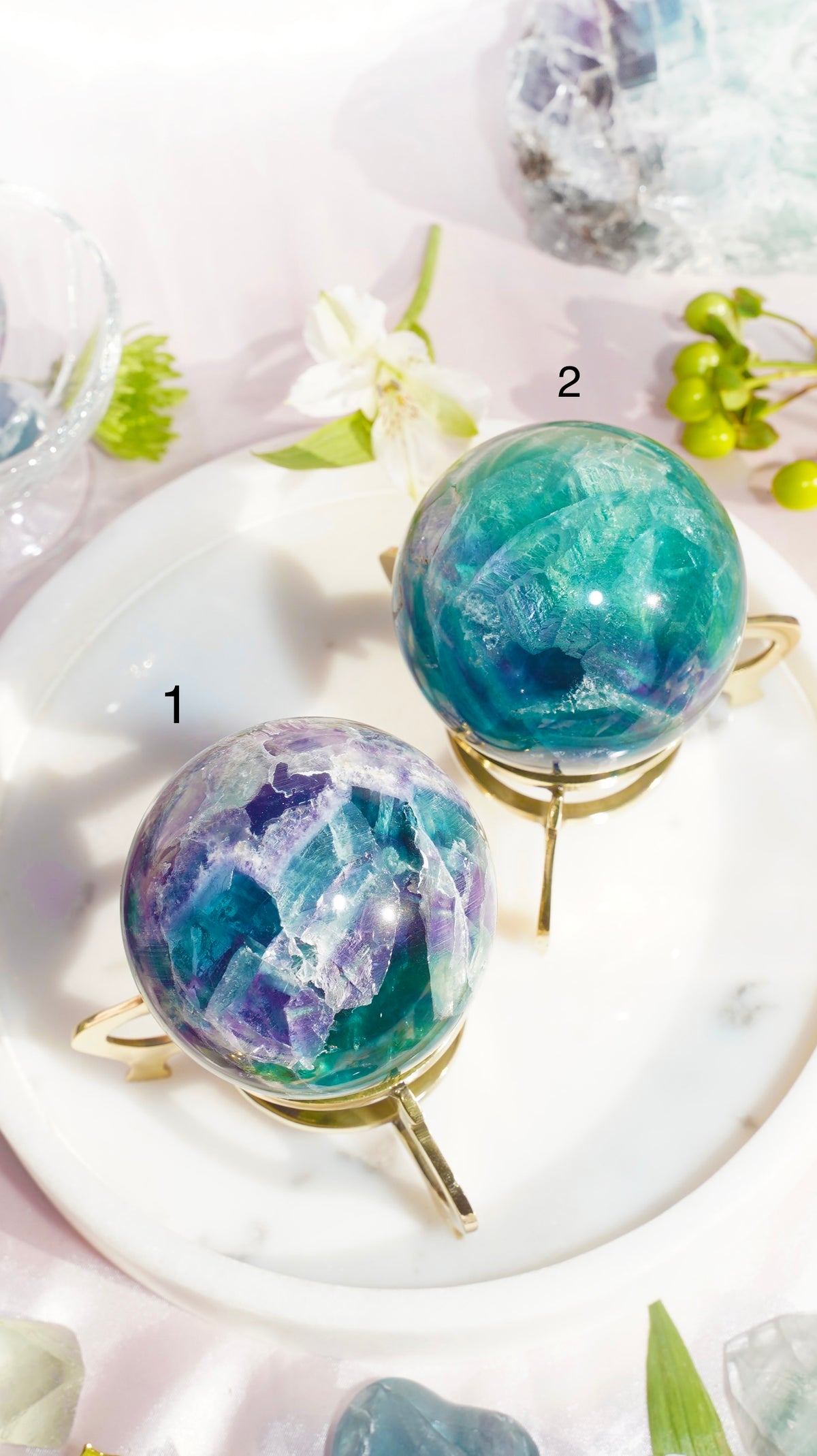 Fluorite Sphere (SOLD OUT) - Dream Den Crystals