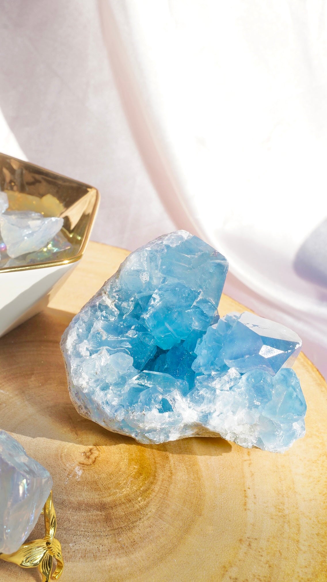 Celestite Cluster (SOLD OUT) - Dream Den Crystals