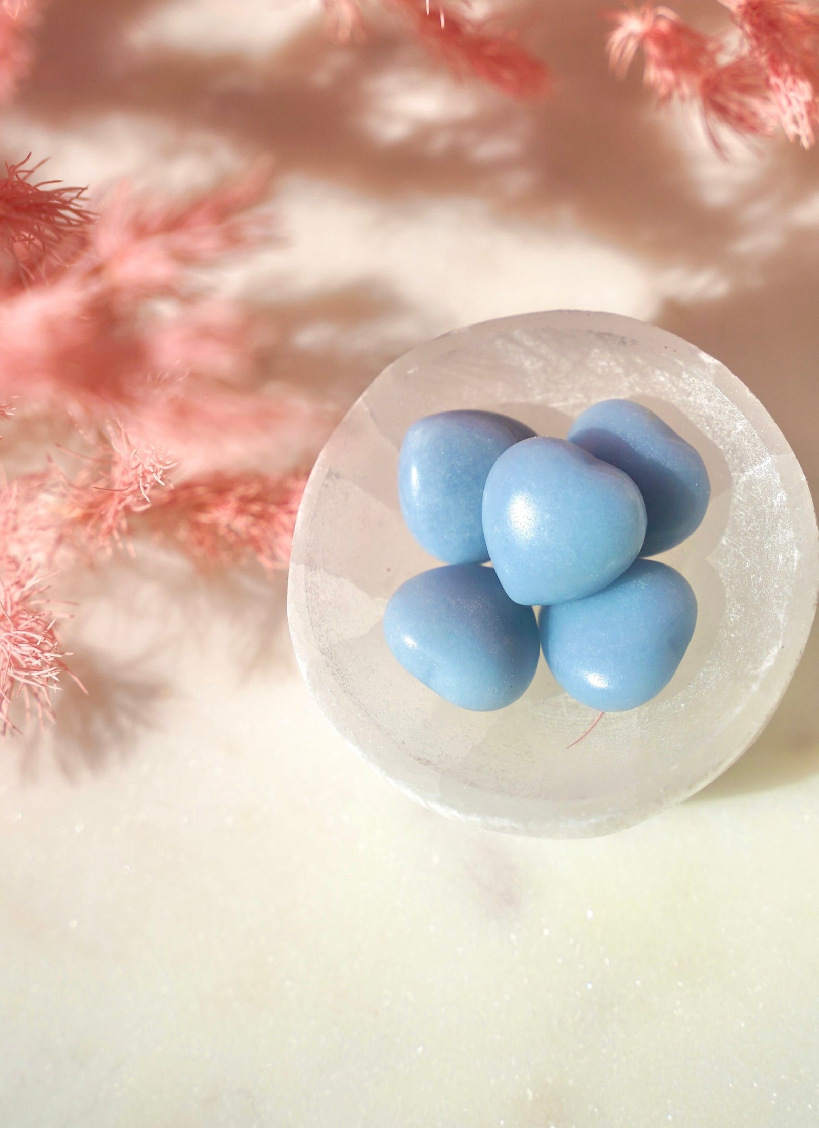 Angelite Heart - Dream Den Crystals