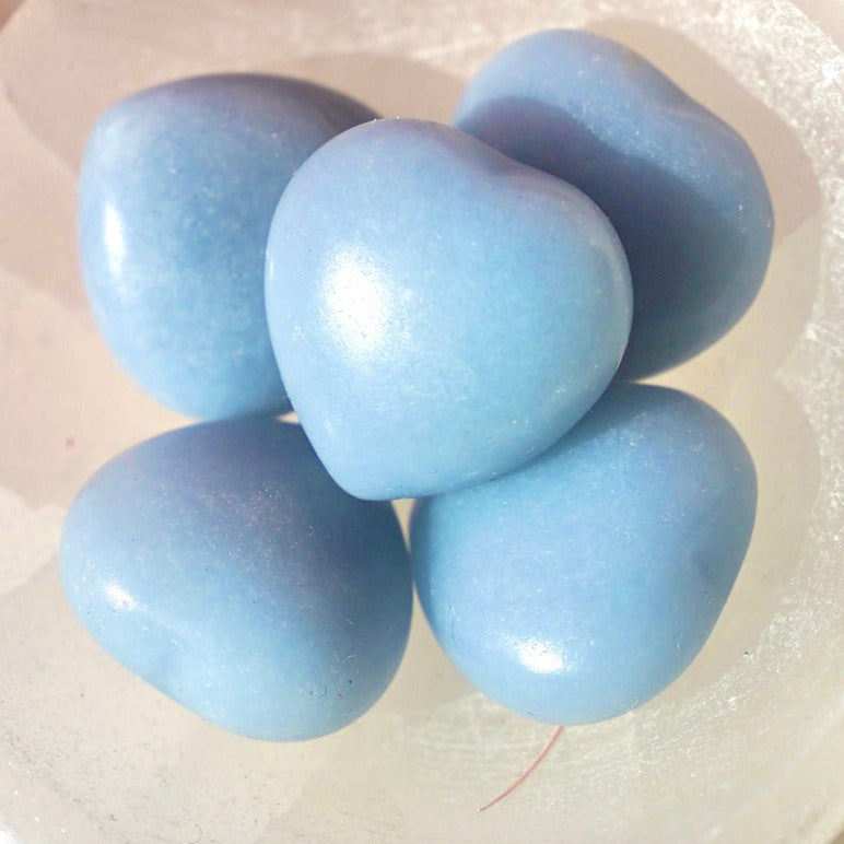 Angelite Heart - Dream Den Crystals