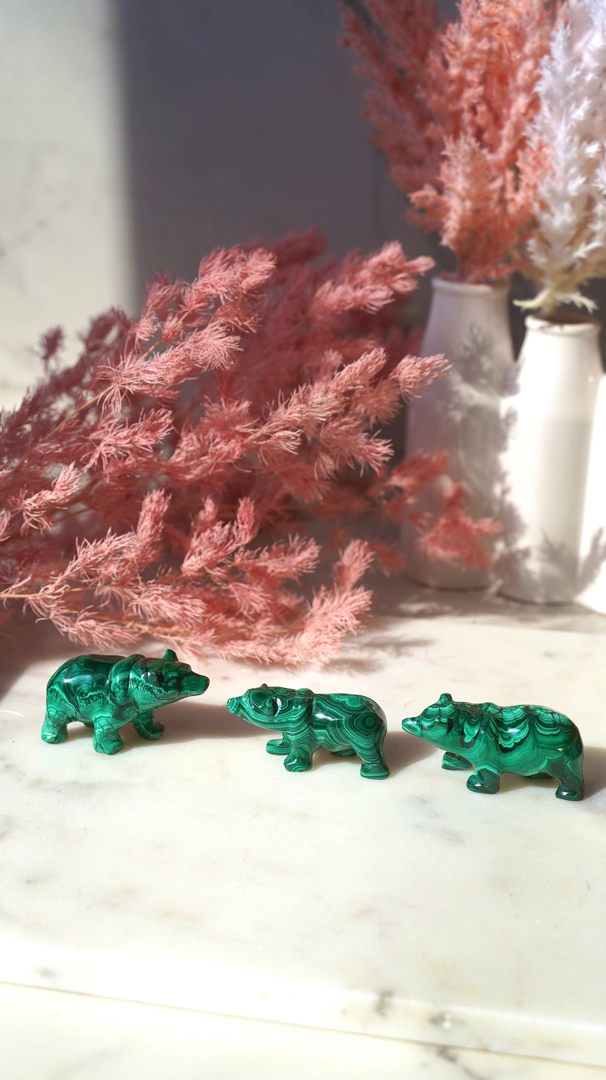 Malachite Animal Sculpture - Dream Den Crystals