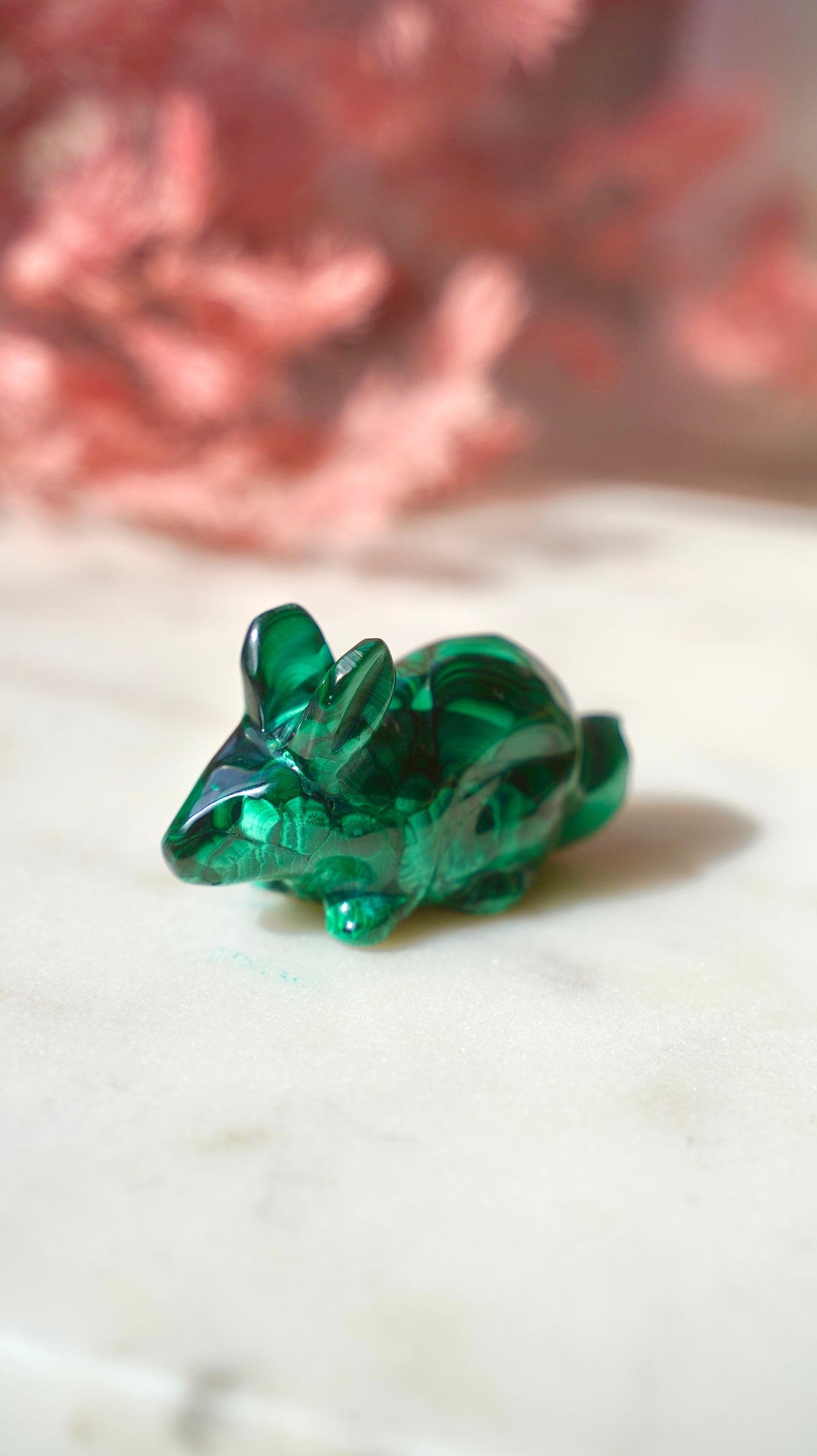 Malachite Animal Sculpture - Dream Den Crystals