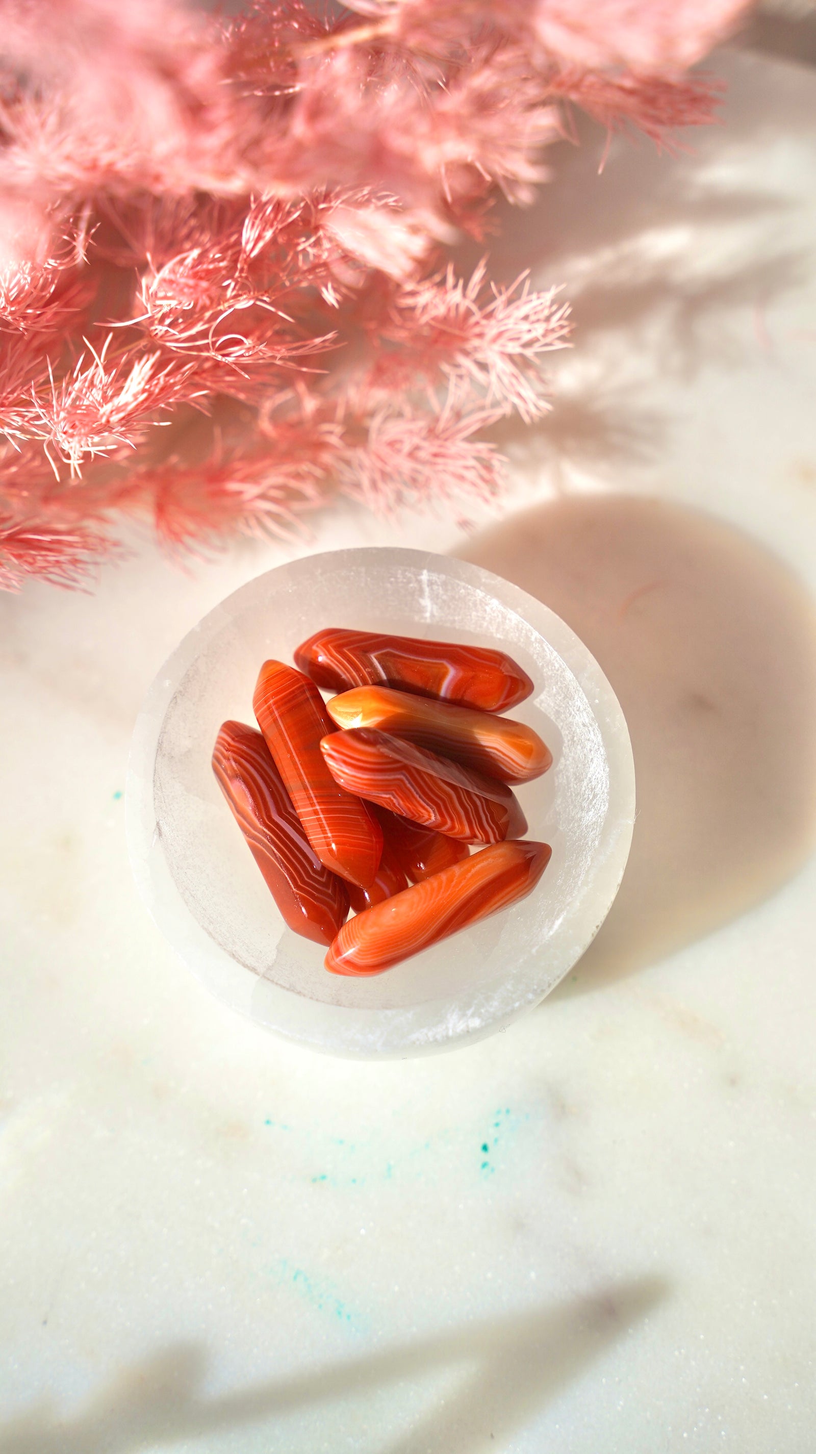 Carnelian Double Terminated  Point - Dream Den Crystals