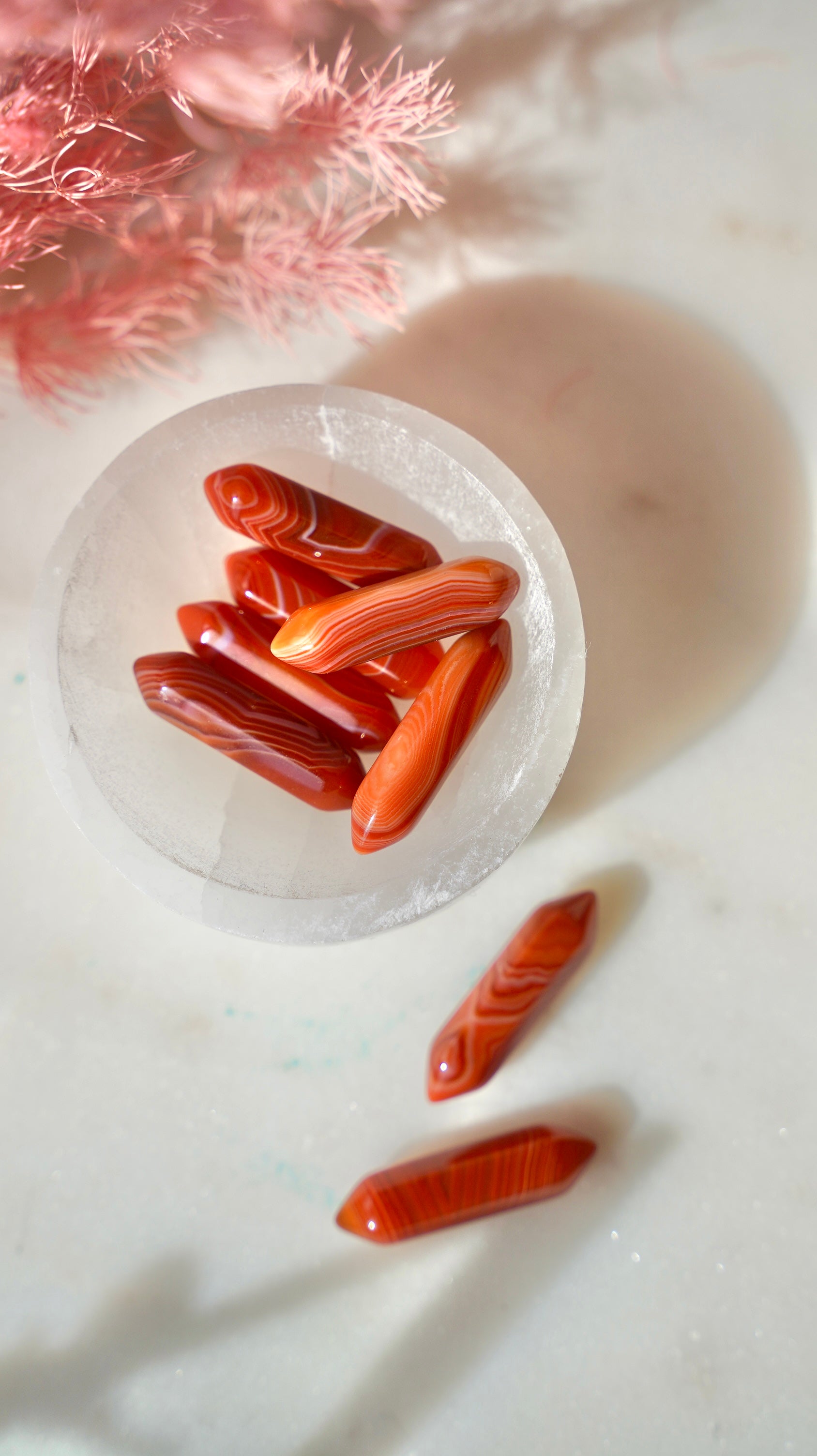 Carnelian Double Terminated  Point - Dream Den Crystals