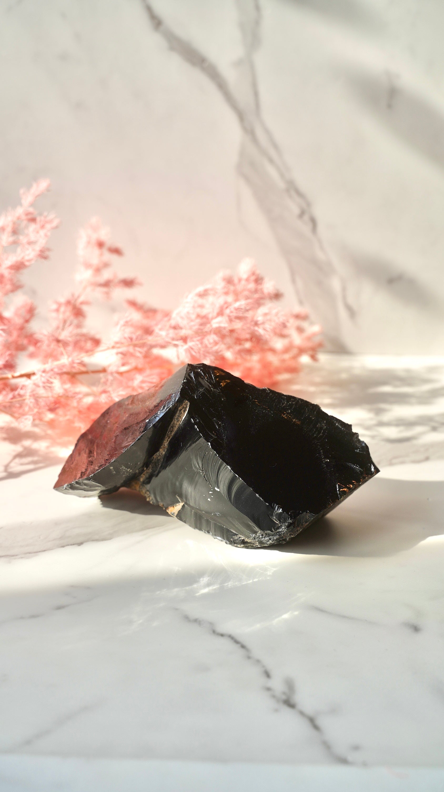 Black Obsidian Freeform - Dream Den Crystals